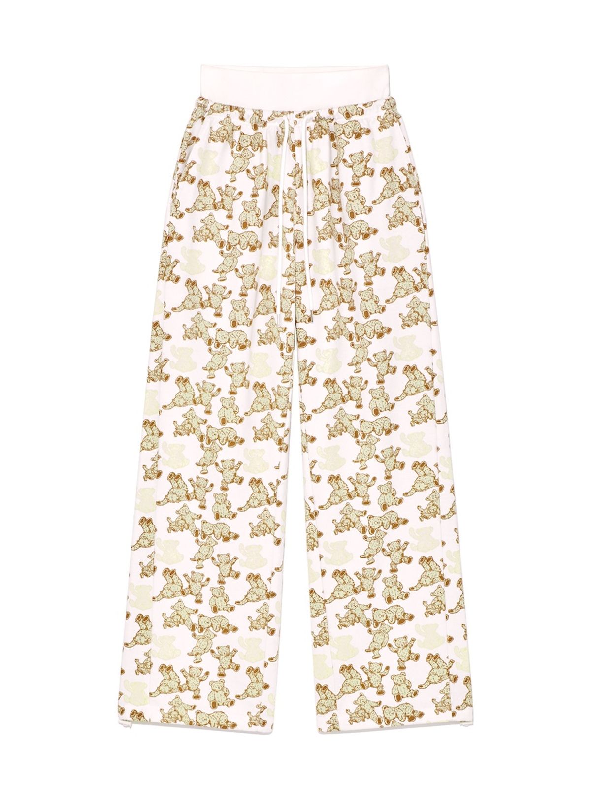 글로니(GLOWNY) TEDDY CONTRAST TRACKSUIT PANTS (2 Colors)