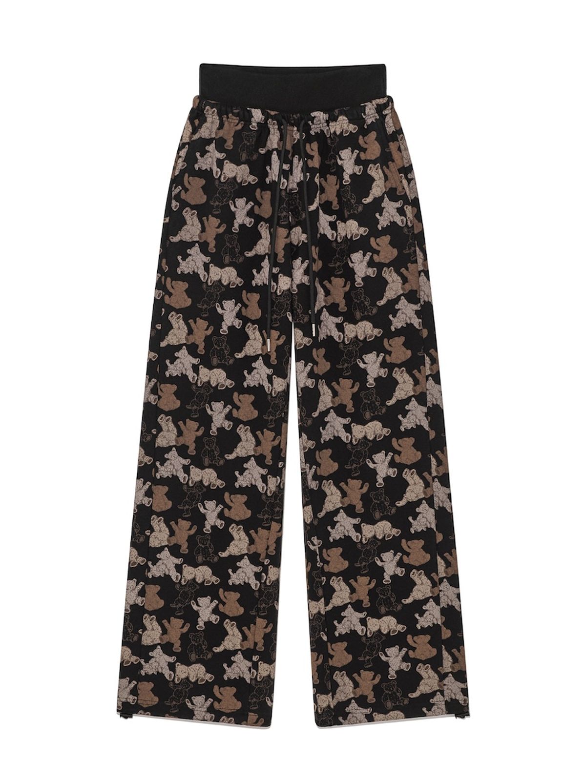 글로니(GLOWNY) TEDDY CONTRAST TRACKSUIT PANTS (2 Colors)