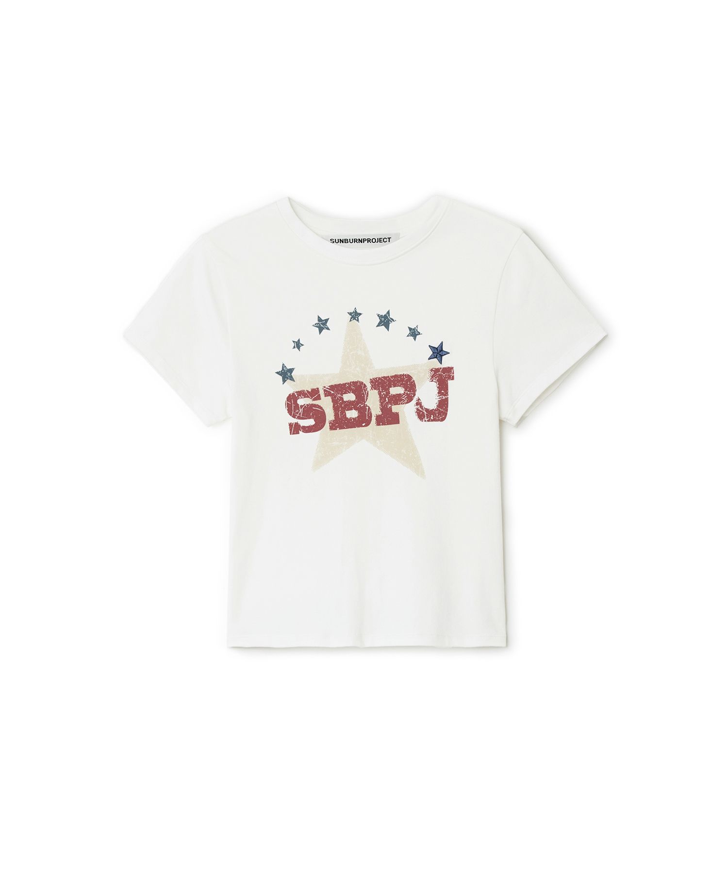 ★2025SS新作★SUNBURNPROJECT★SBPJ T-shirt MUSINSA | SUNBURN PROJECT SBPJ T-shirt, WHITE