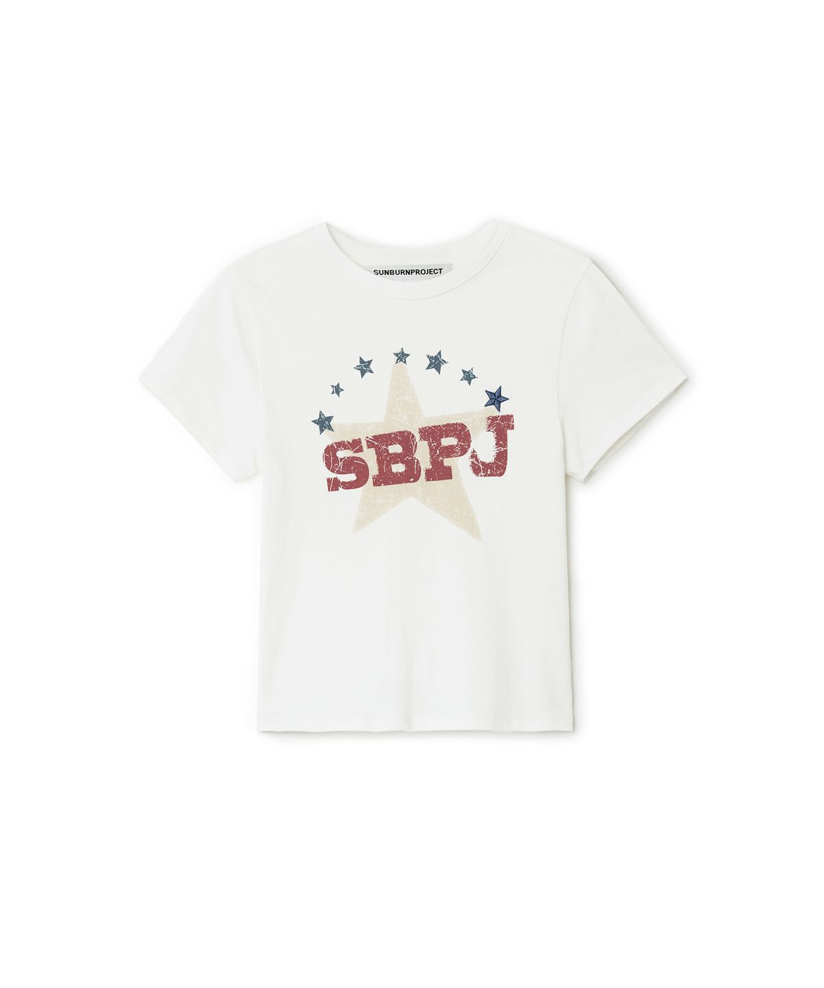 썬번프로젝트(SUNBURNPROJECT) SBPJ T-shirt, WHITE