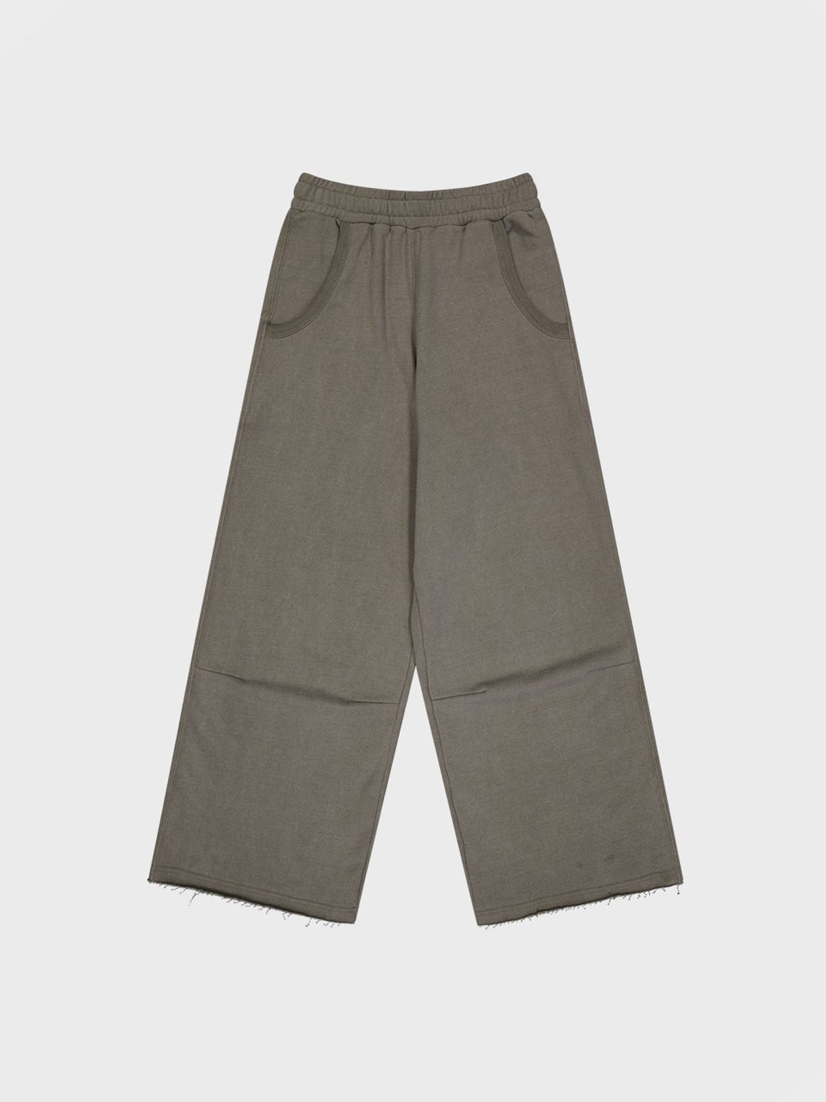 비수스(VISUS) Pigment Cotton Pants_Beige