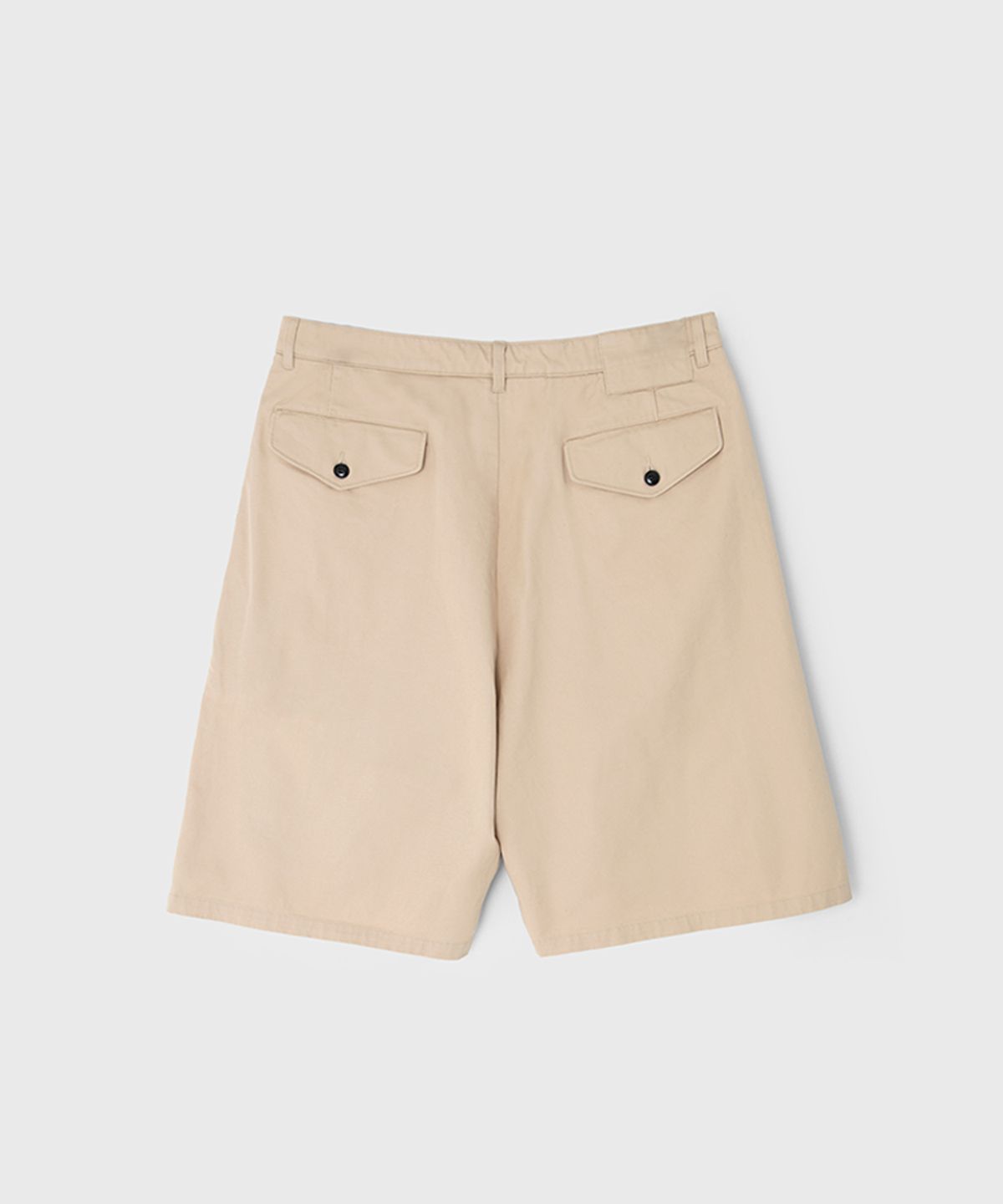 벌스데이수트(BIRTHDAYSUIT) TWILL BERMUDA (BEIGE)
