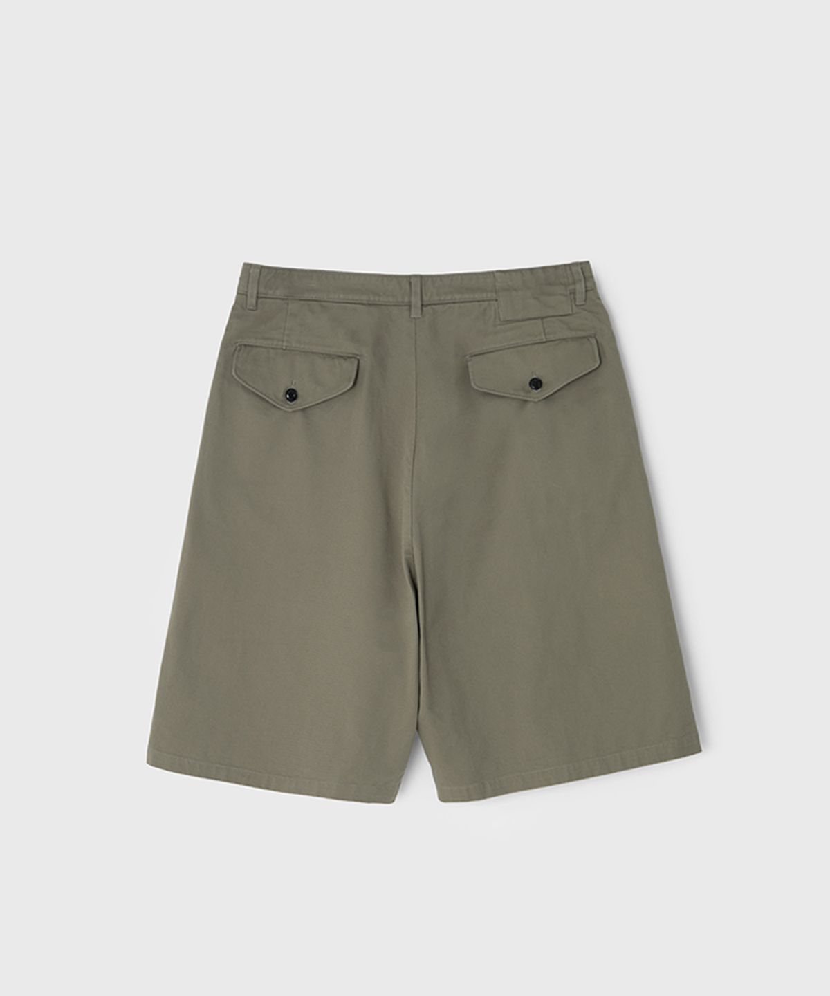 벌스데이수트(BIRTHDAYSUIT) TWILL BERMUDA (OLIVE)