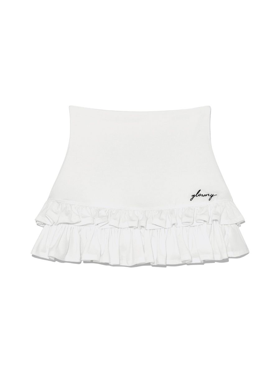ミニスカート GLOWNY LULU RUFFLE MINI SKIRT 5BJH1079 GLOWNY LULU RUFFLE MINI SKIRT 5BJH1079 (GLOWNY/ミニスカート