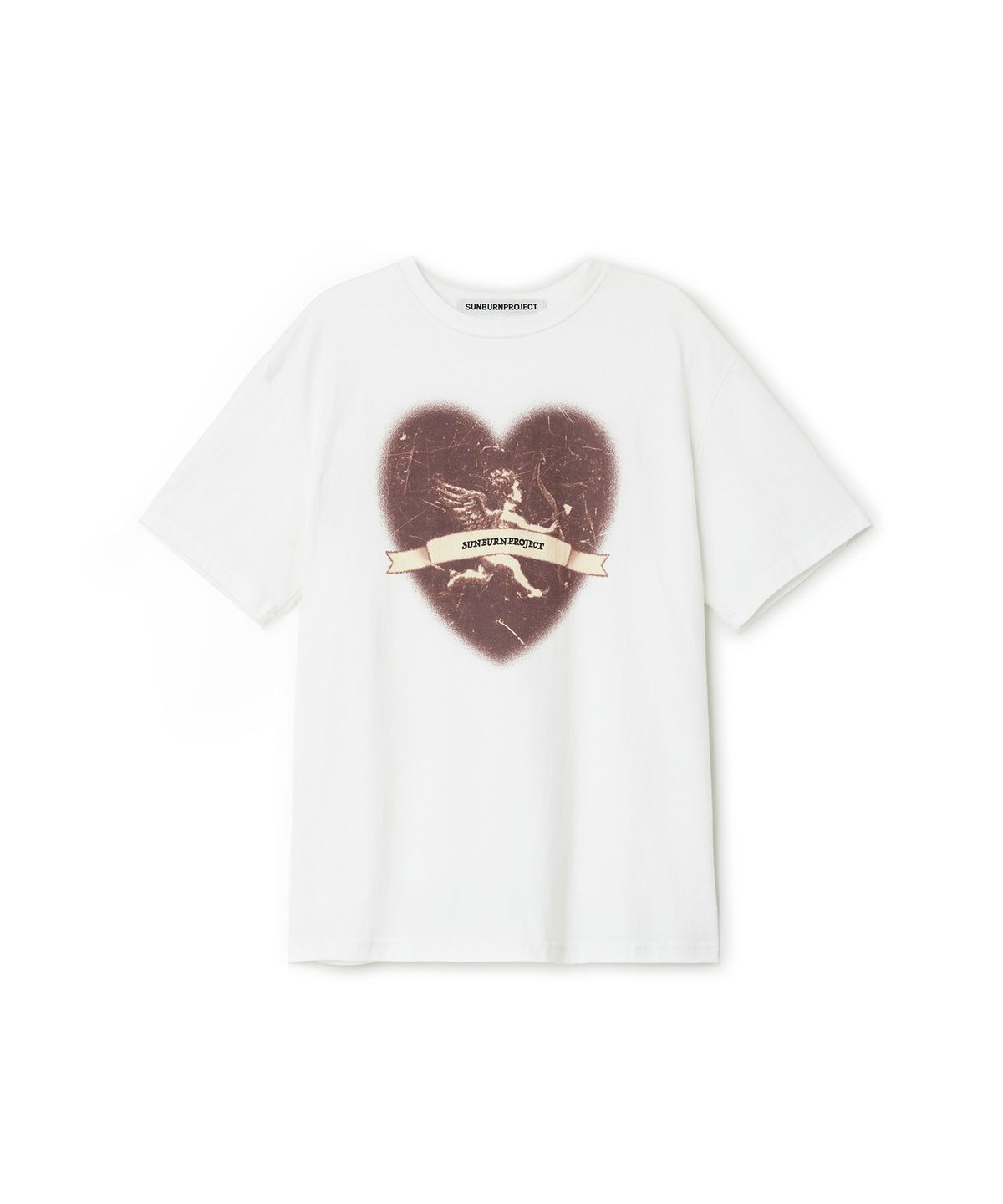 썬번프로젝트(SUNBURNPROJECT) Cupid Overfit T-shirt, WHITE