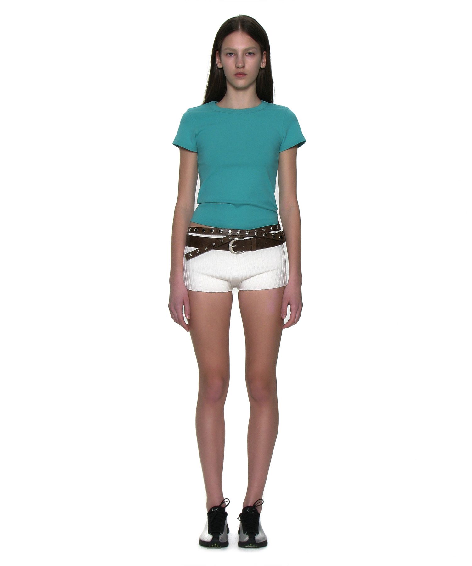 (Set) Three Way Double Layered Belt_Brown