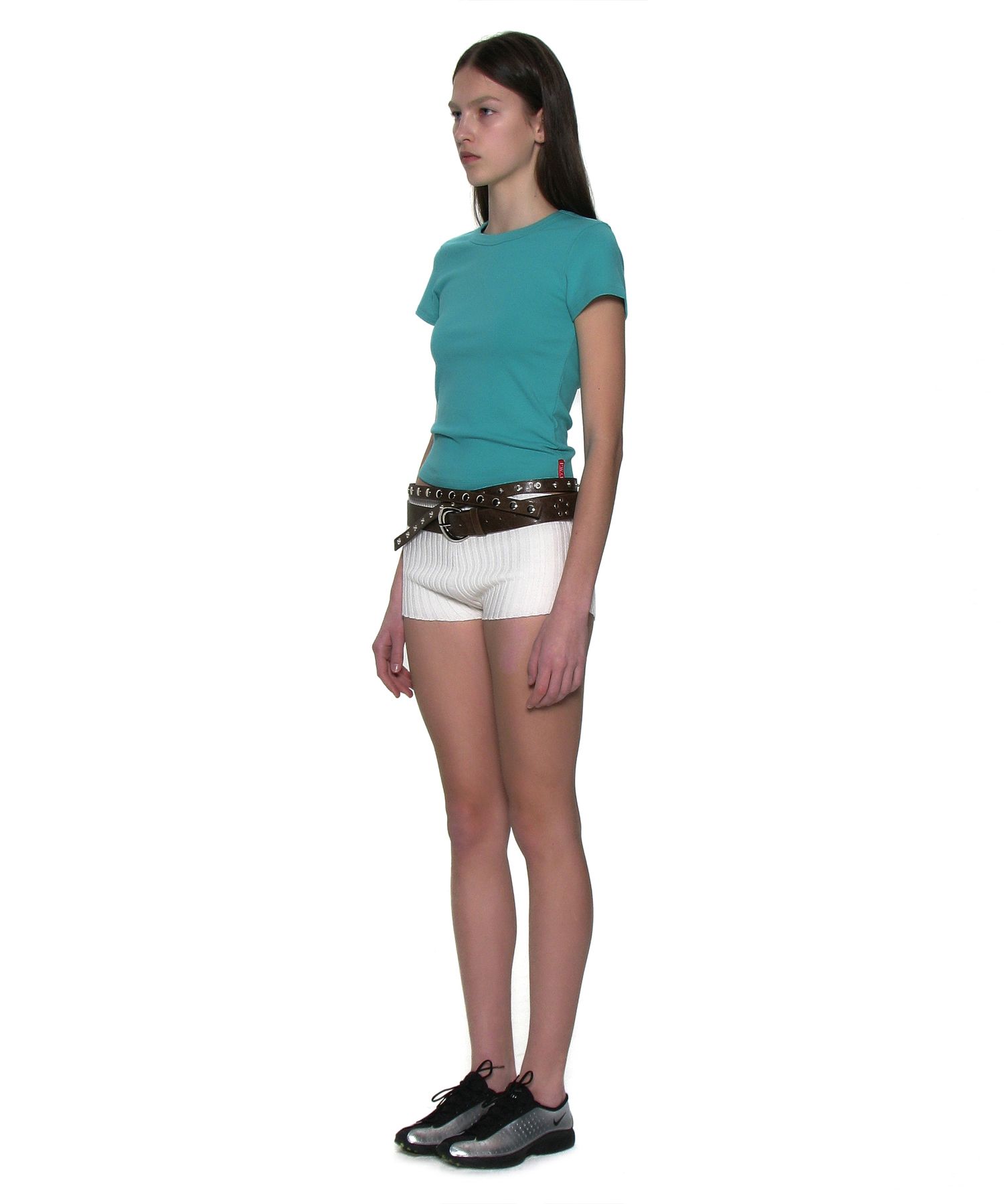 (Set) Three Way Double Layered Belt_Brown