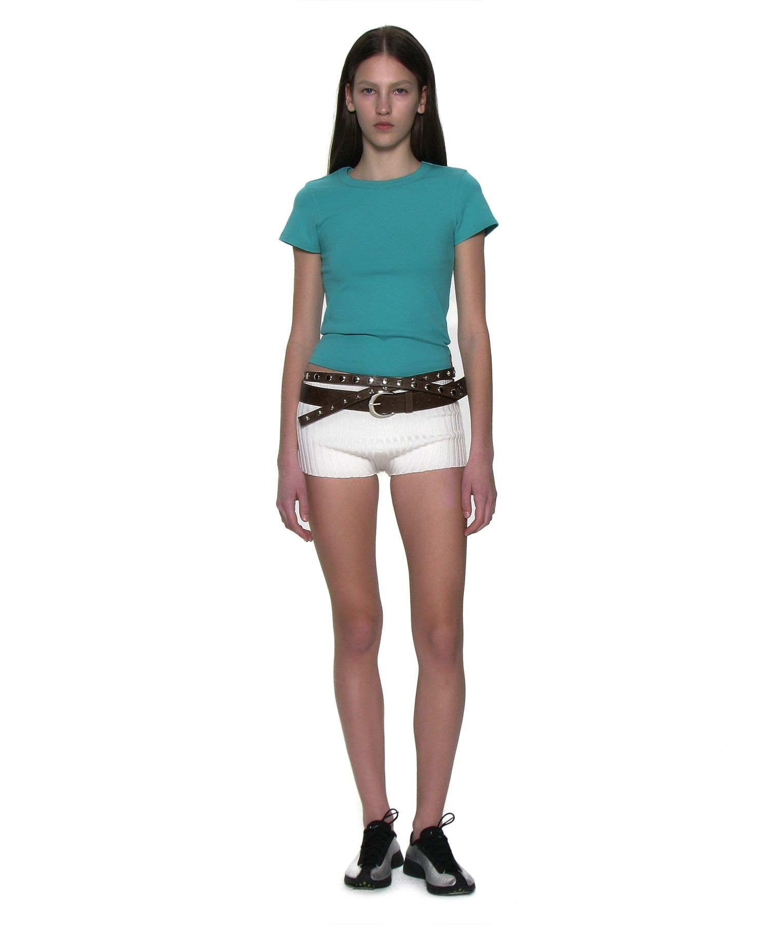 (Set) Three Way Double Layered Belt_Brown