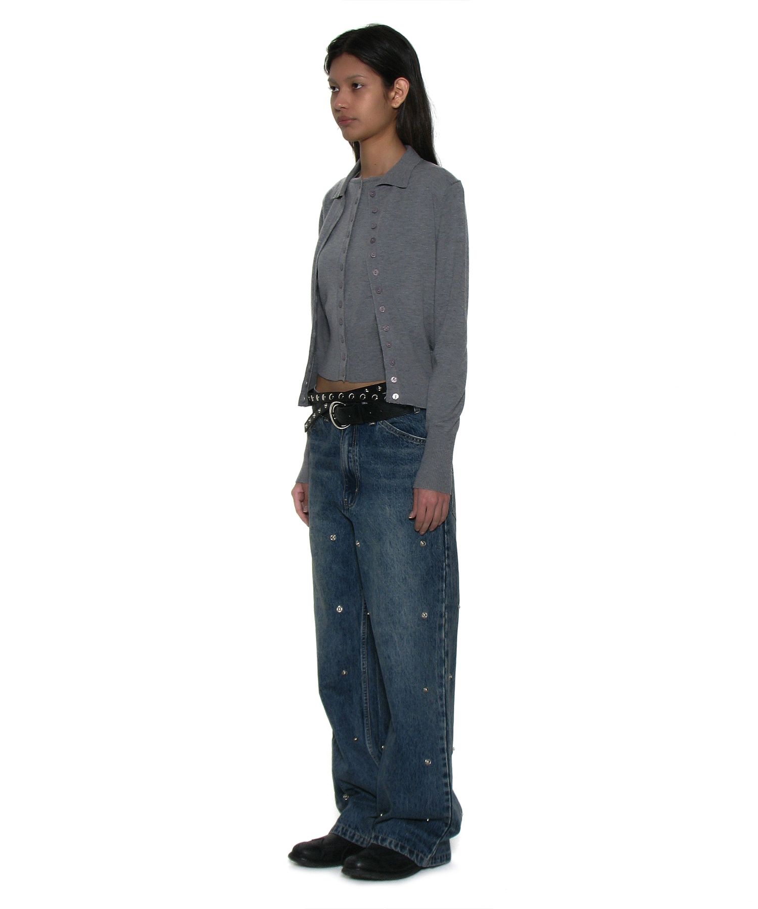 (Set) Three Way Double Layered Belt_Black
