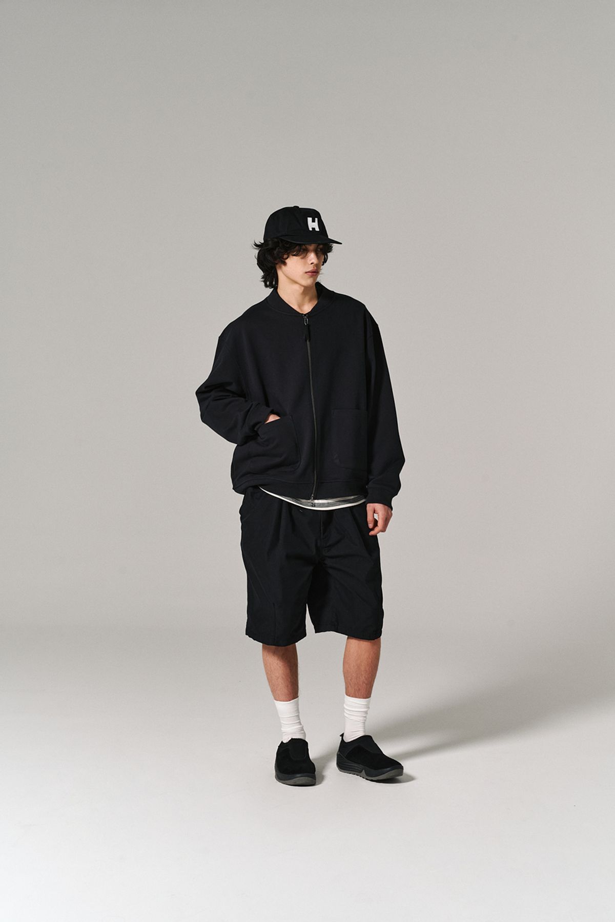 히즈핸더(HISHANDER) C-2 JACKET BLACK