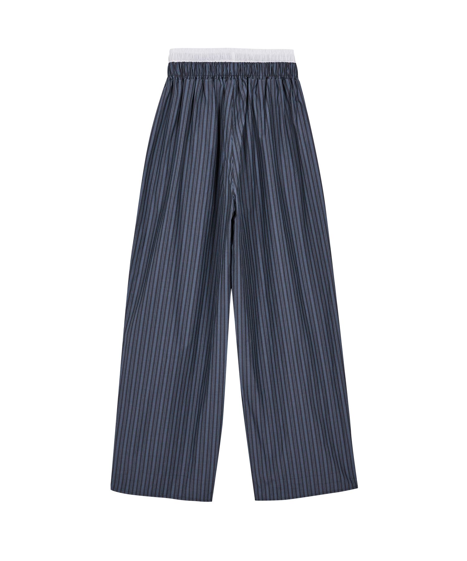 MUSINSA | ILLIGO Stitch Stripe Pants Navy