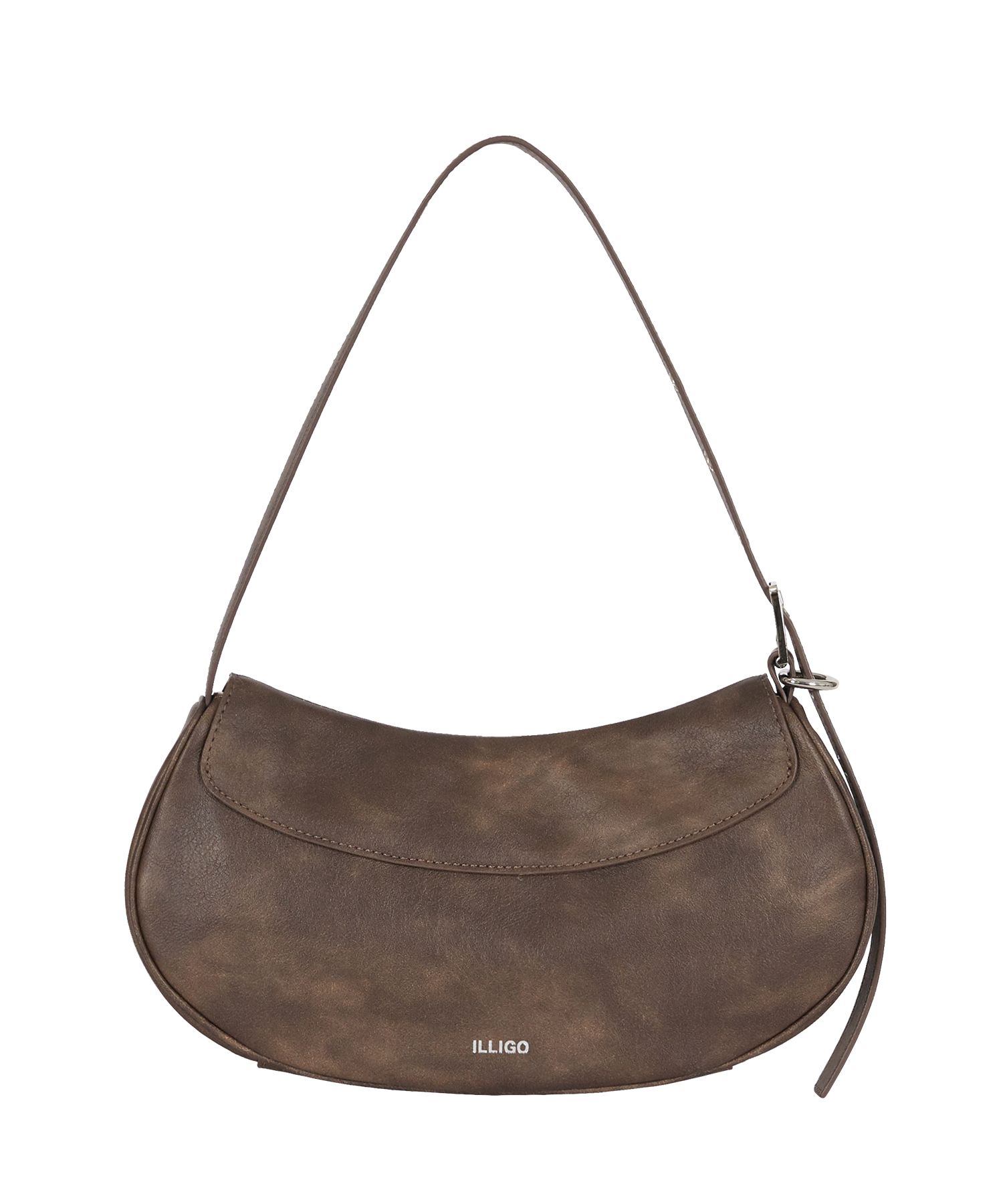 ★ILLIGO★ STUD ORNAMENT HOBO BAG MUSINSA | ILLIGO Stud Ornament Hobo Bag Brown