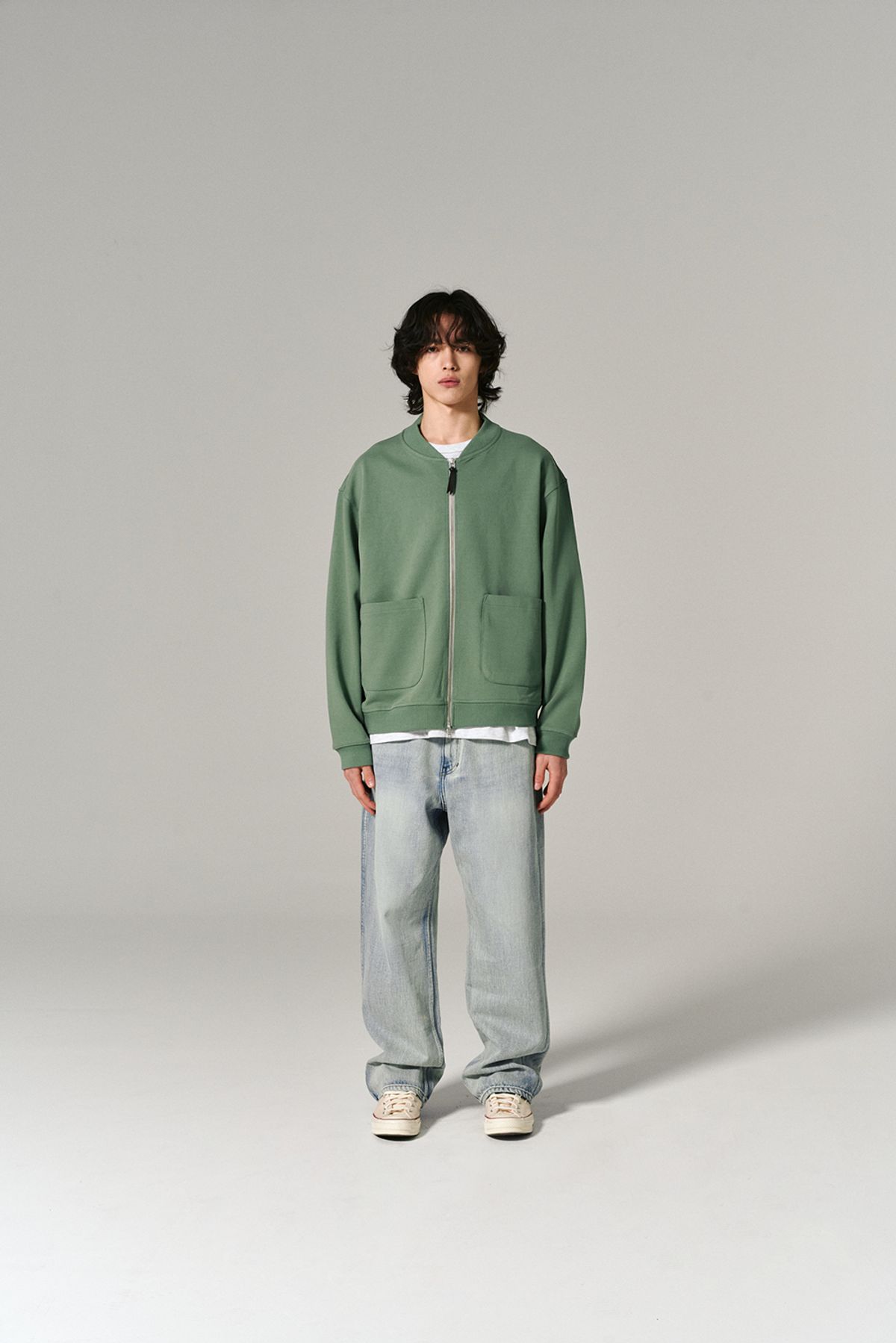히즈핸더(HISHANDER) C-2 JACKET SAGE GREEN