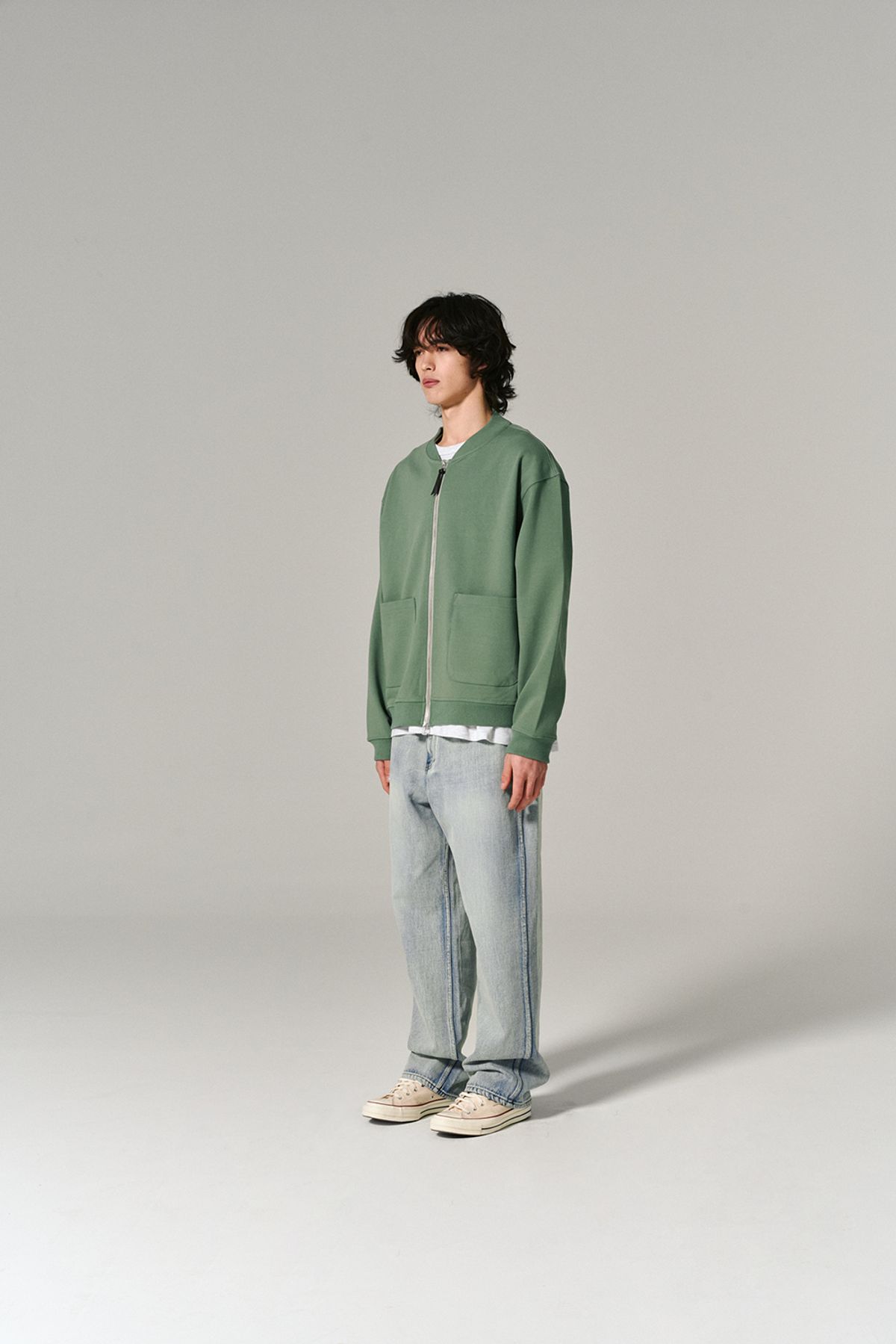 히즈핸더(HISHANDER) C-2 JACKET SAGE GREEN