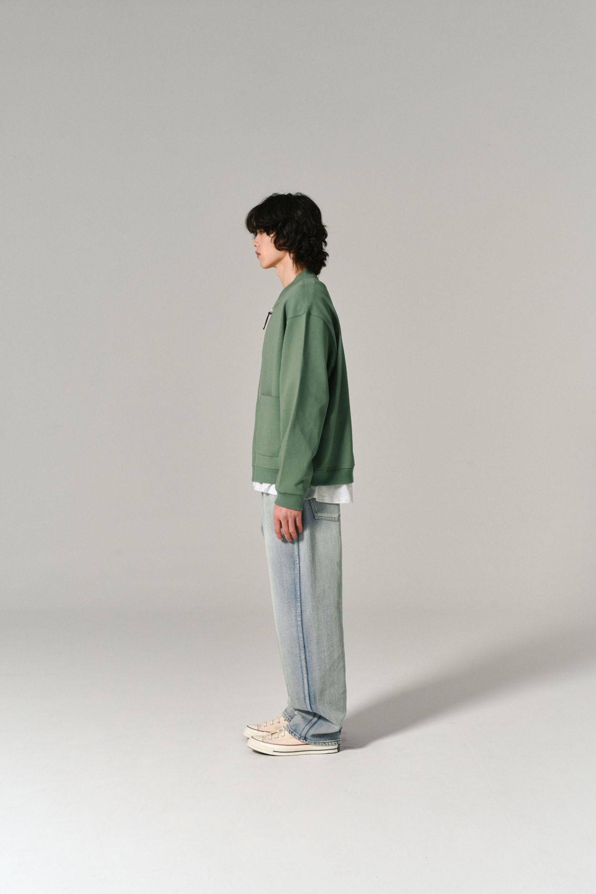 히즈핸더(HISHANDER) C-2 JACKET SAGE GREEN