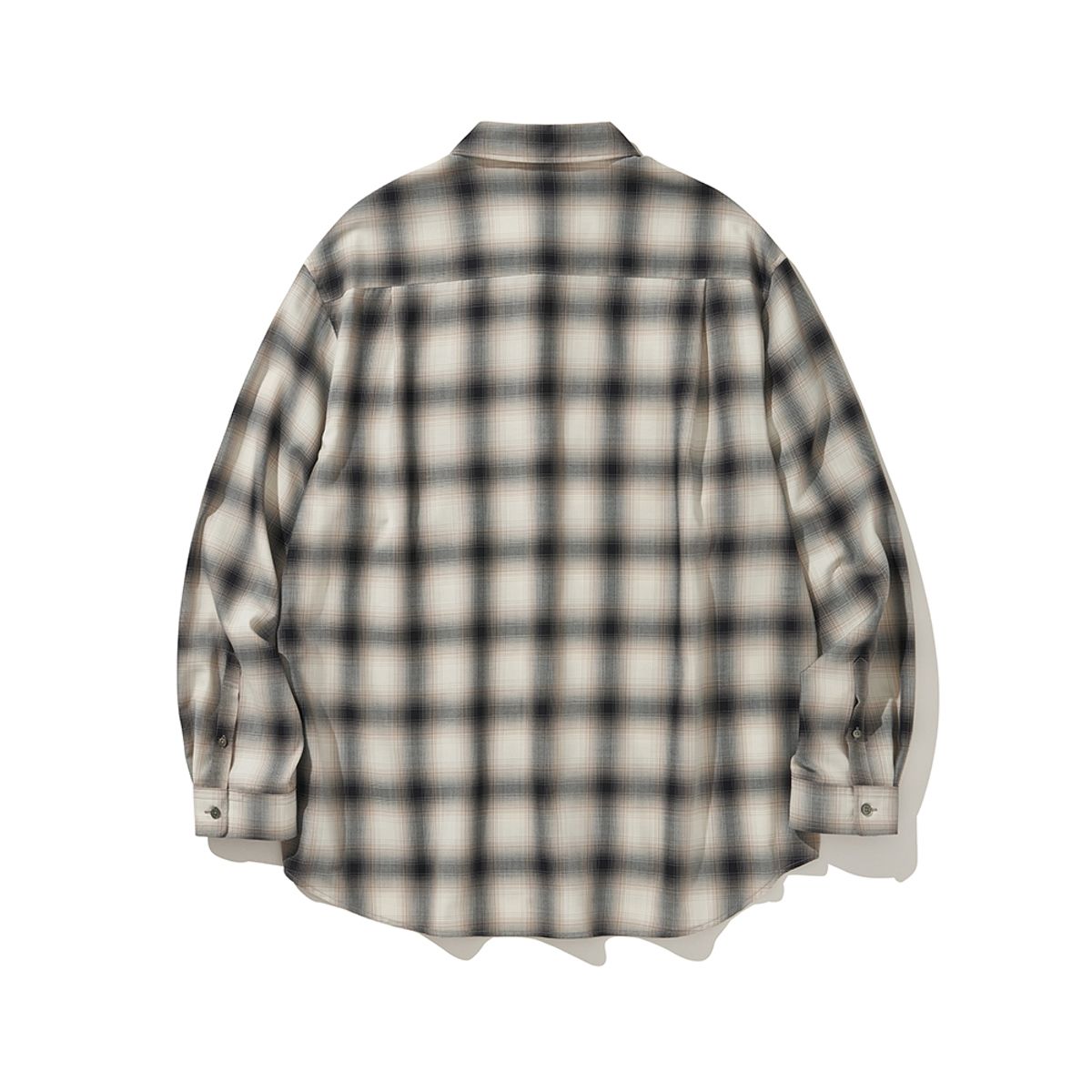 히즈핸더(HISHANDER) PLAID CHECK SHIRTS BLACK
