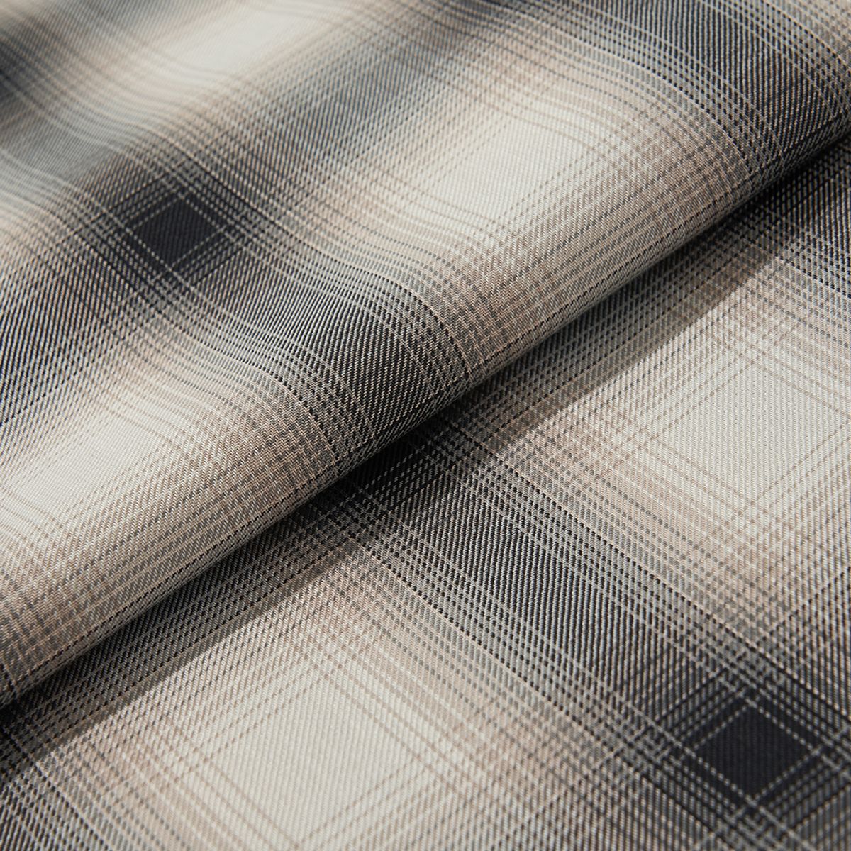 히즈핸더(HISHANDER) PLAID CHECK SHIRTS BLACK