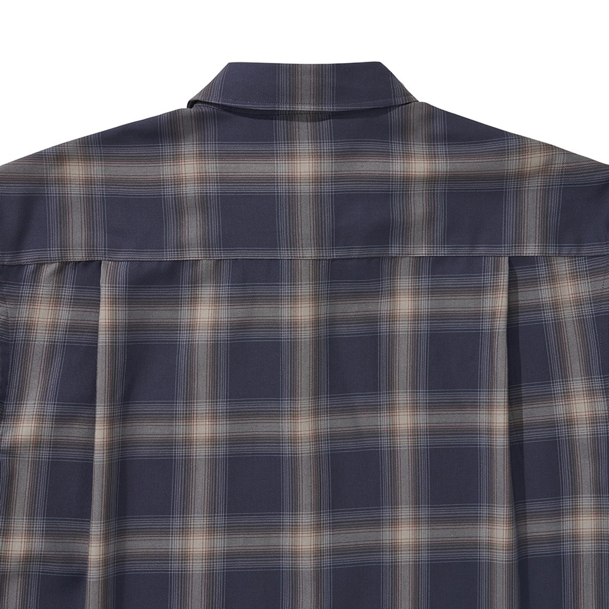히즈핸더(HISHANDER) PLAID CHECK SHIRTS NAVY