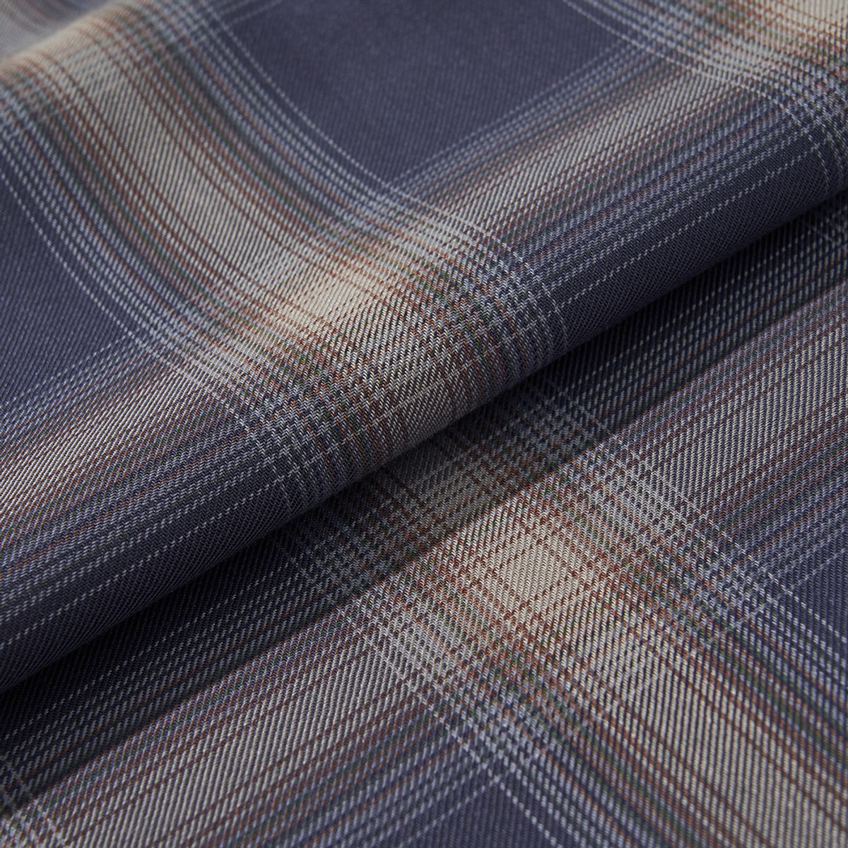 히즈핸더(HISHANDER) PLAID CHECK SHIRTS NAVY