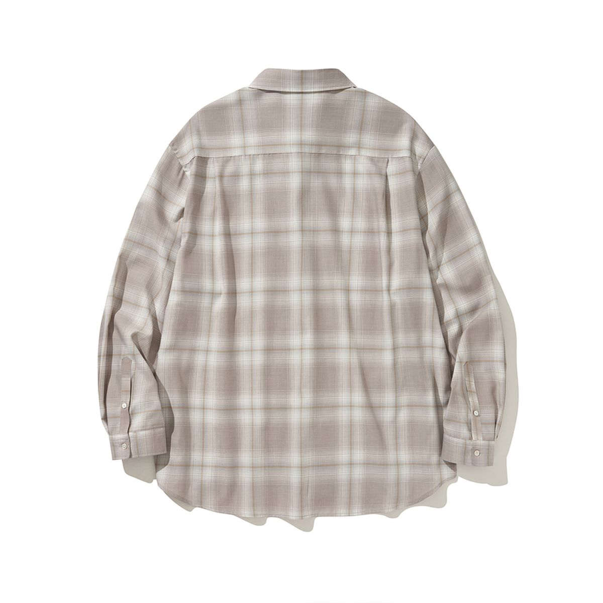 히즈핸더(HISHANDER) PLAID CHECK SHIRTS GREY