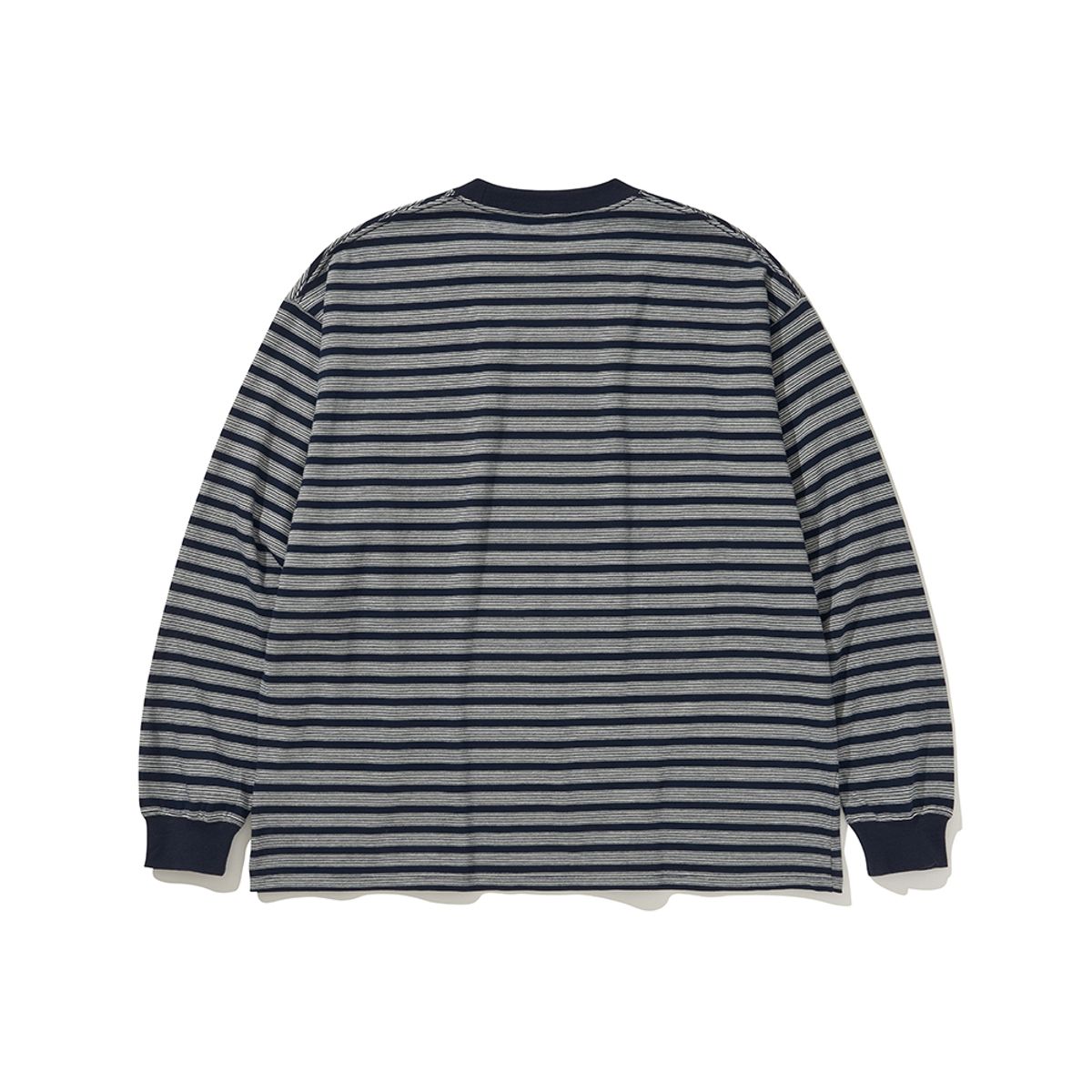 히즈핸더(HISHANDER) BORDER L/S T-SHIRTS NAVY