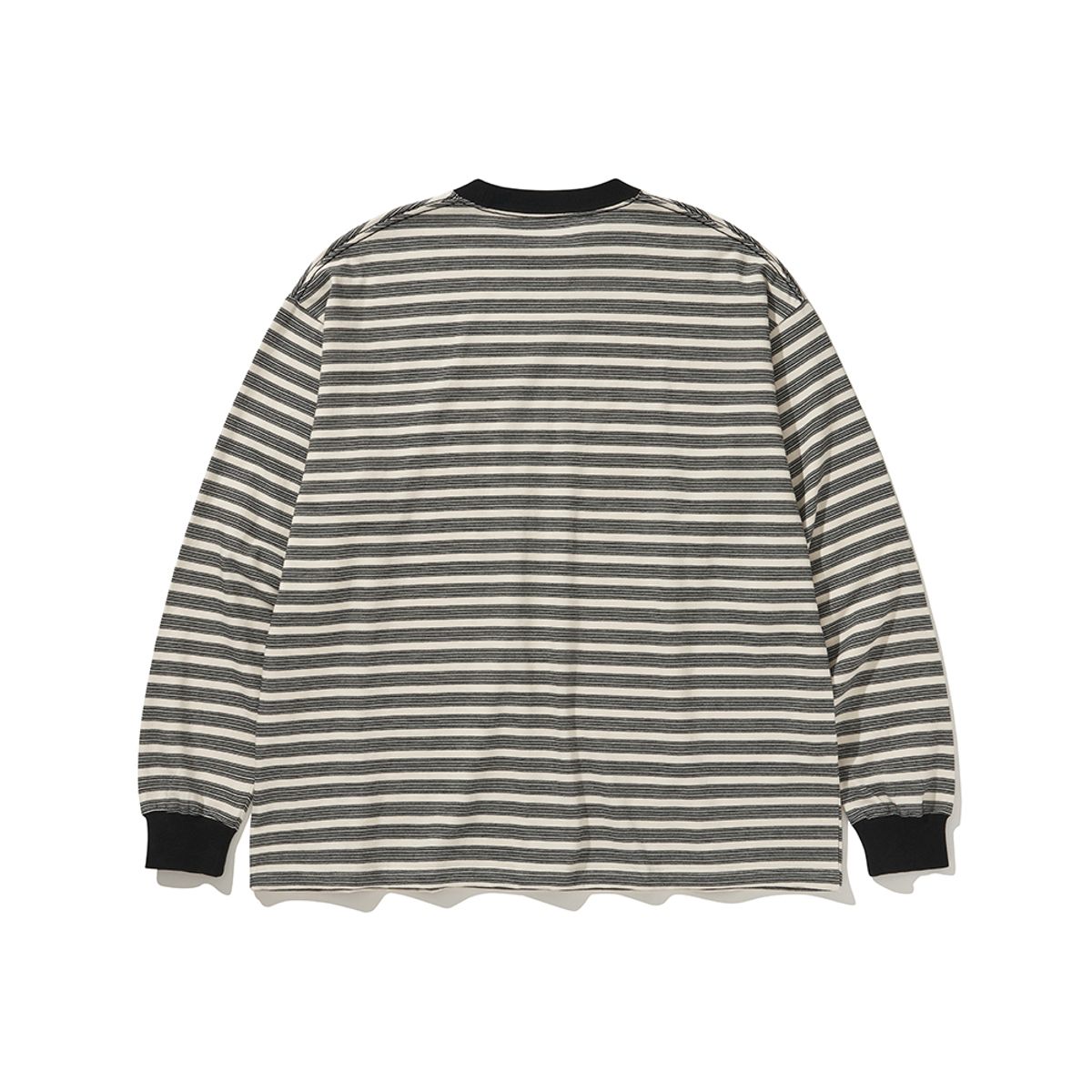 히즈핸더(HISHANDER) BORDER L/S T-SHIRTS ECRU