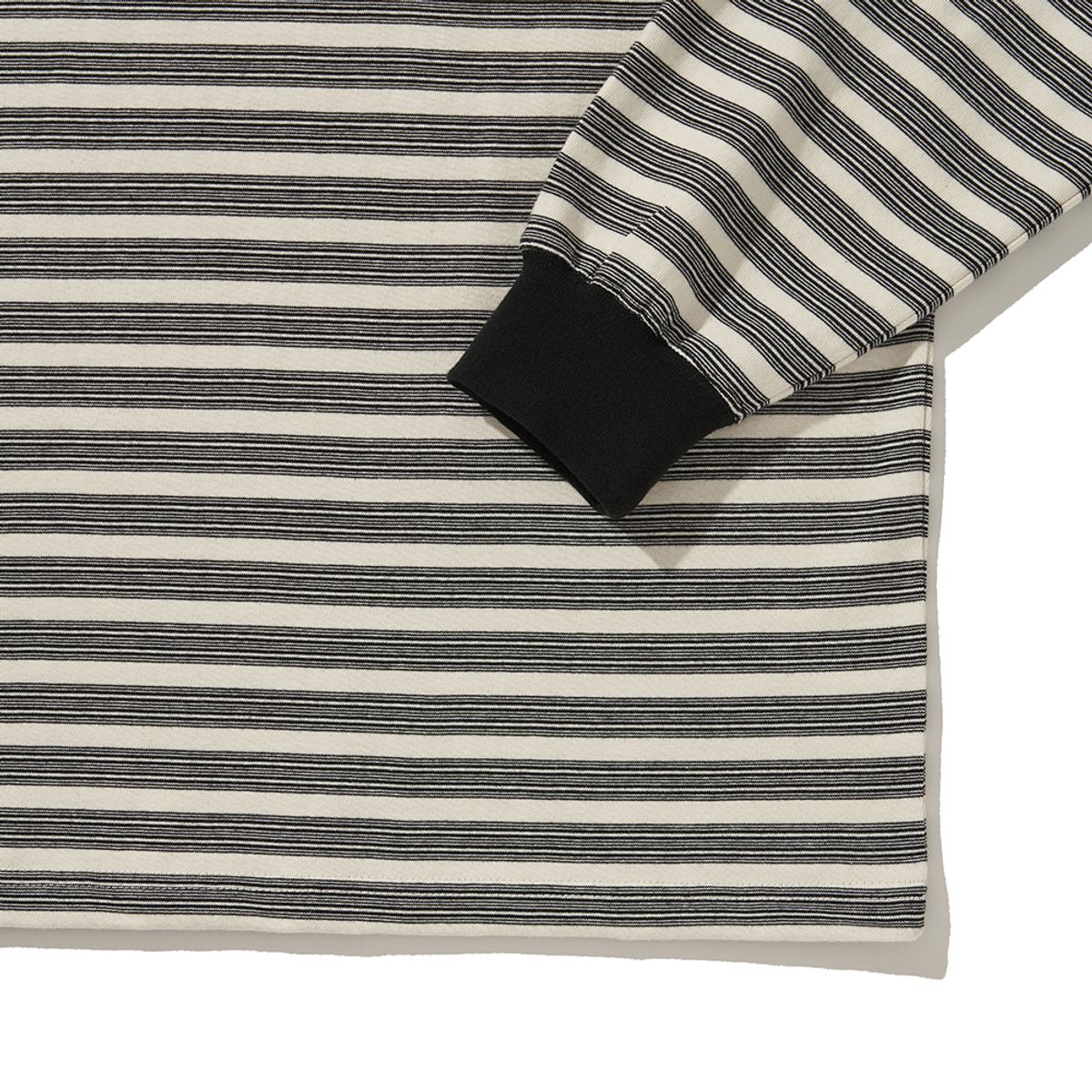 히즈핸더(HISHANDER) BORDER L/S T-SHIRTS ECRU