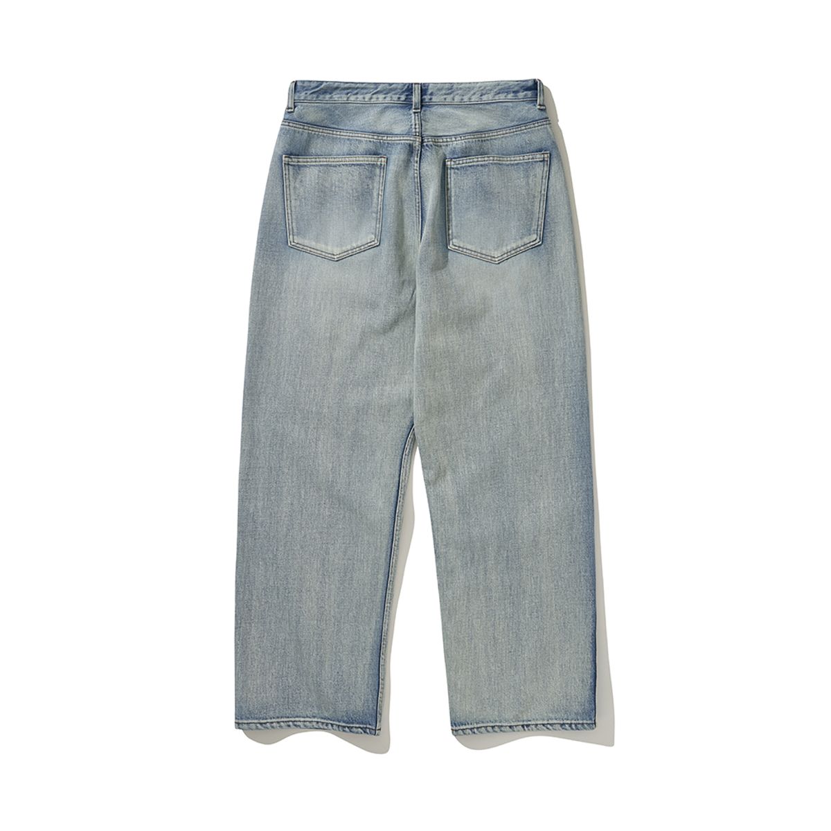 히즈핸더(HISHANDER) WASHED 5P DENIM PANTS BLEACHED INDIGO