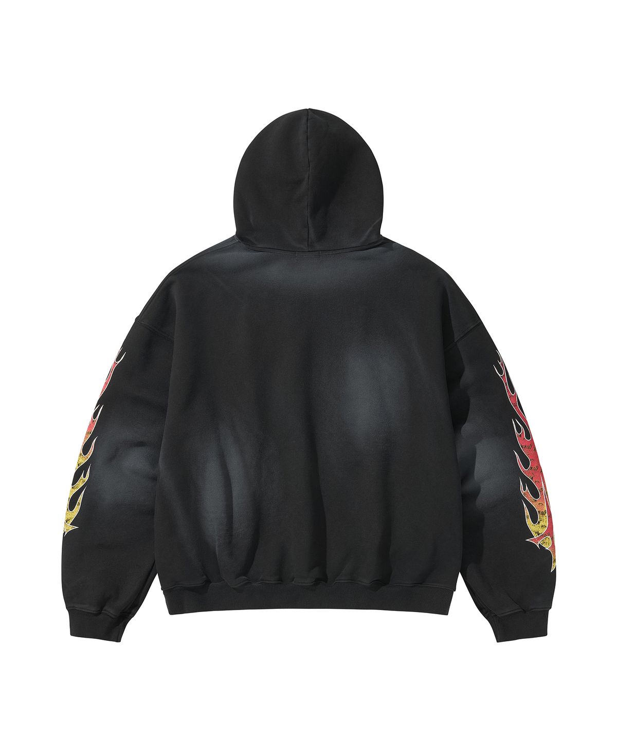 리베레(LIBERE) FLAME BEADS HOODIE / BLACK