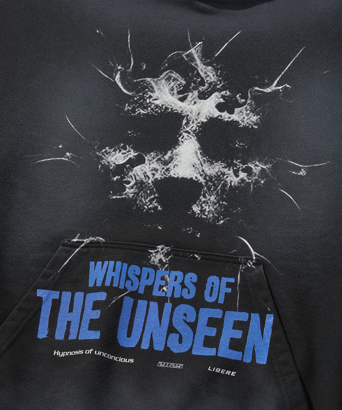 리베레(LIBERE) WHISPERS OF THE UNSEEN HOODIE / BLACK