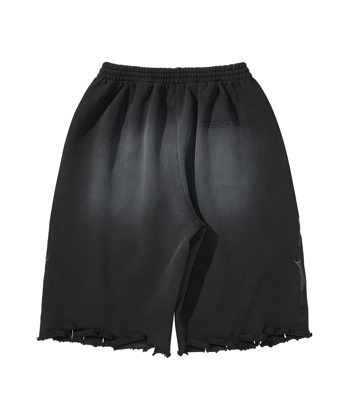 리베레(LIBERE) LOGO SWEAT HALF PANTS / BLACK