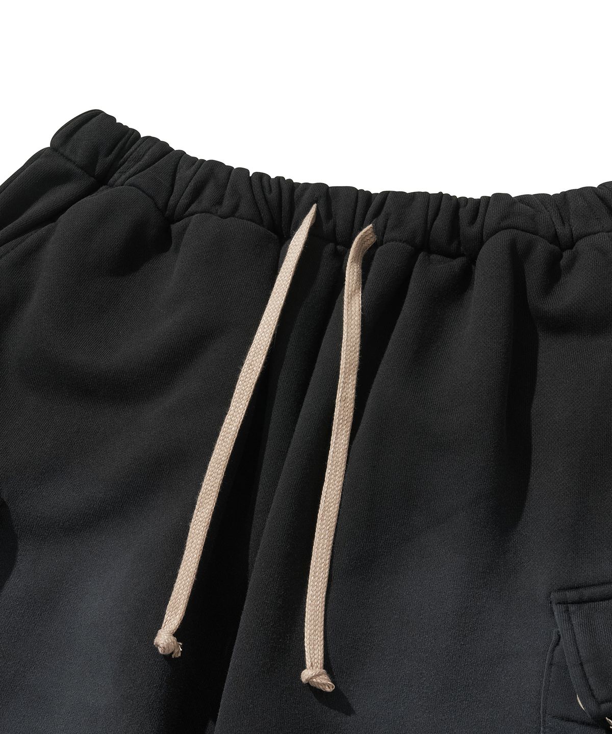 리베레(LIBERE) WASHED SWEAT CARGO PANTS / BLACK