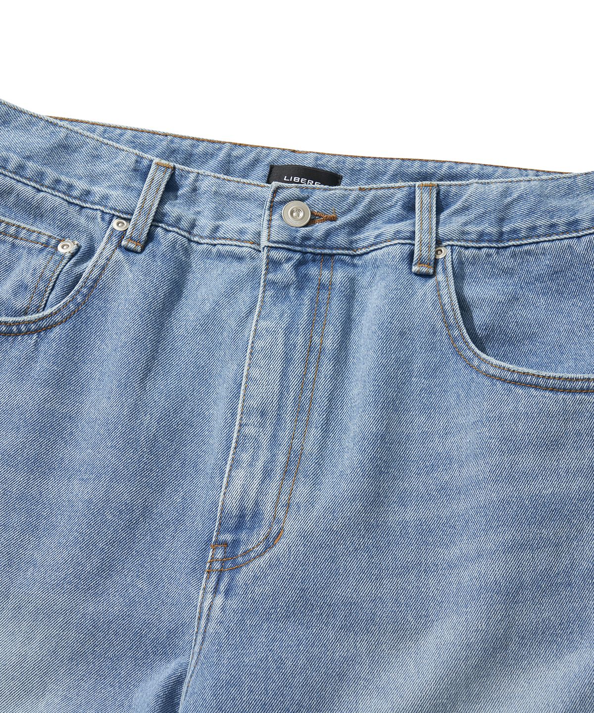 리베레(LIBERE) BAGGY DENIM PANTS / BLUE