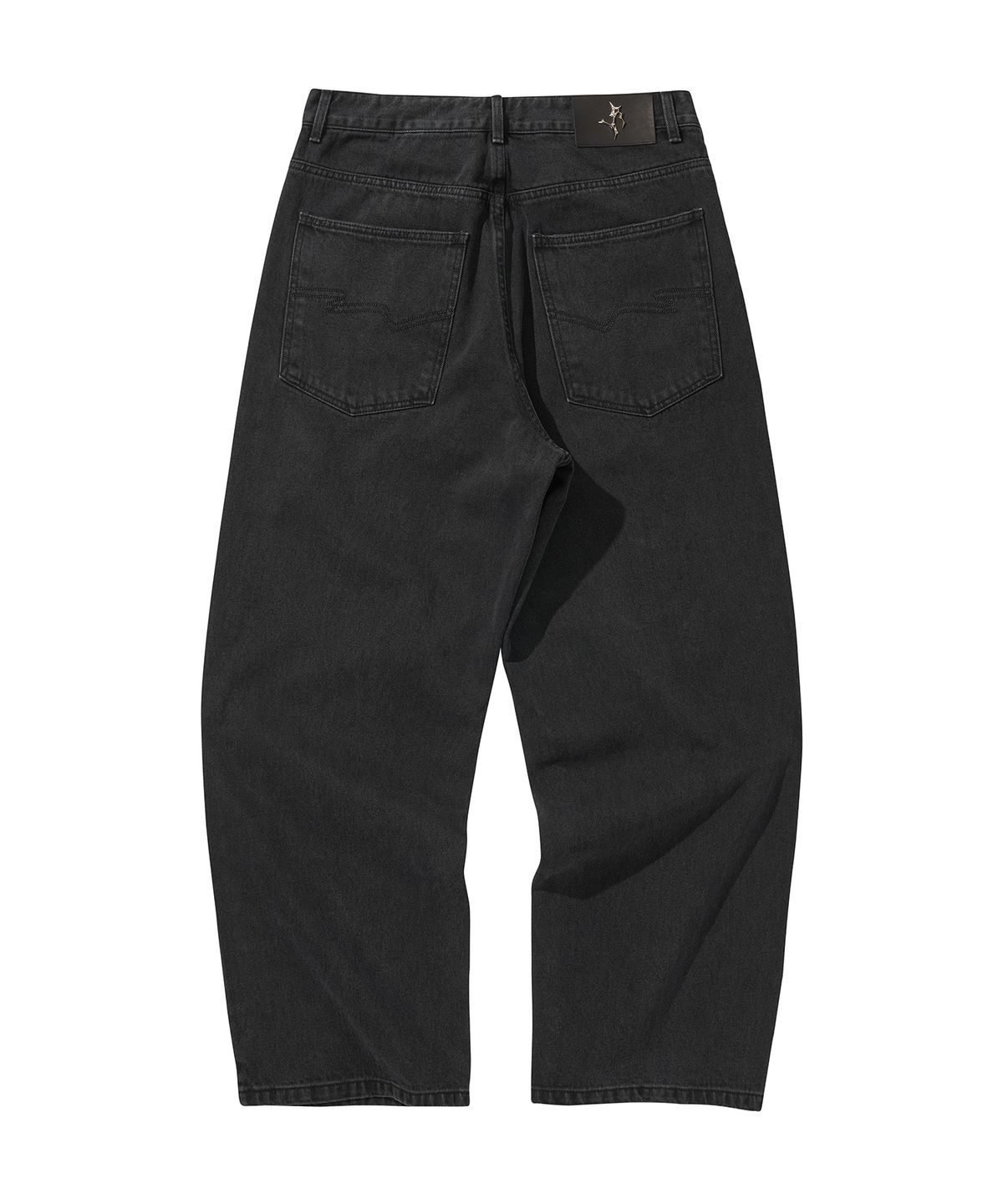 리베레(LIBERE) BAGGY DENIM PANTS / BLACK