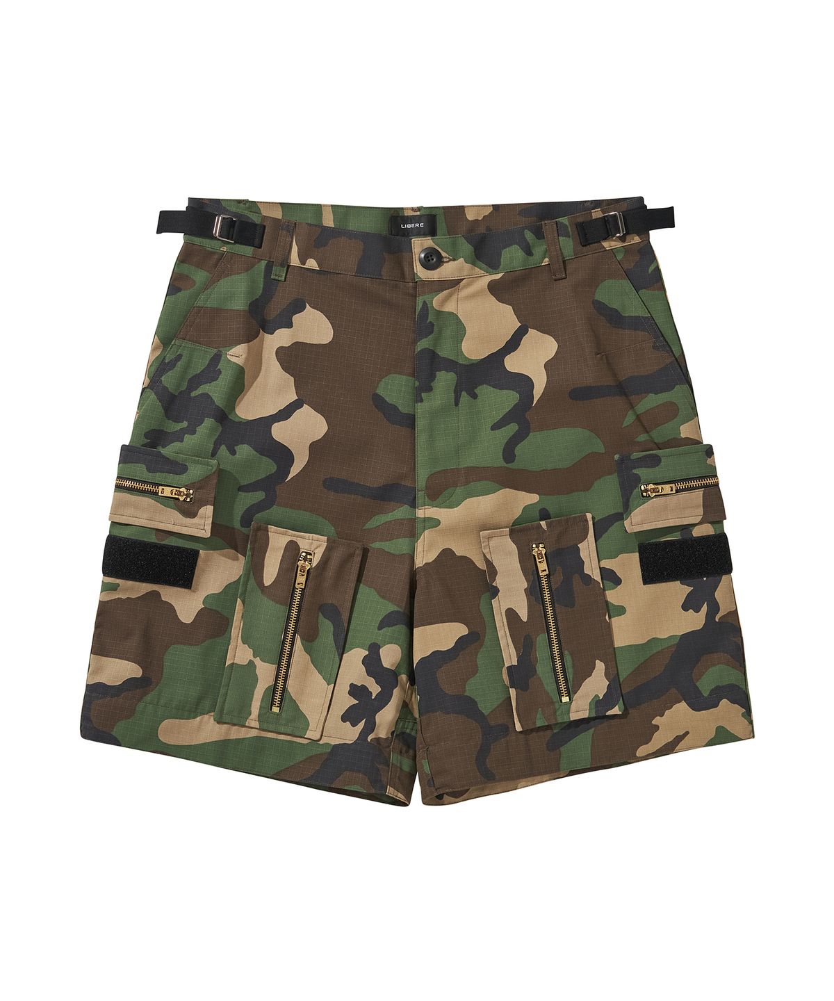 리베레(LIBERE) MULTI ZIP POCKET PANTS / CAMO