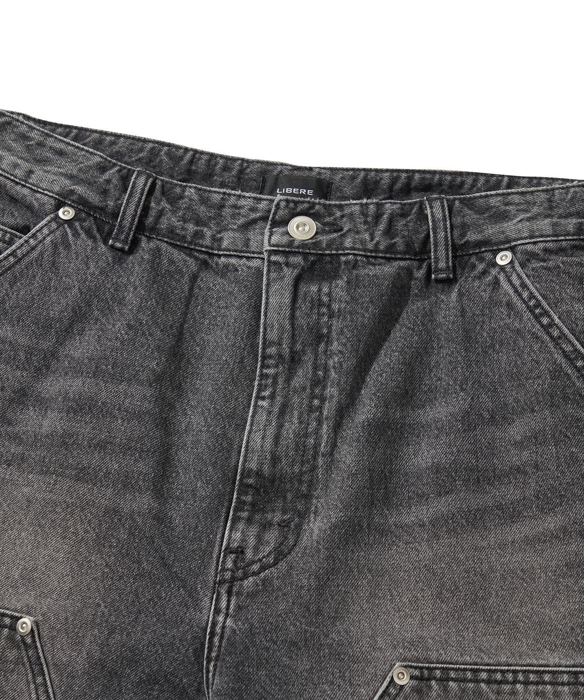 리베레(LIBERE) WORK HALF PANTS / BLACK
