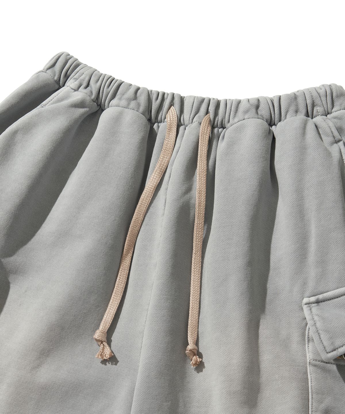 리베레(LIBERE) WASHED SWEAT CARGO PANTS / GRAY