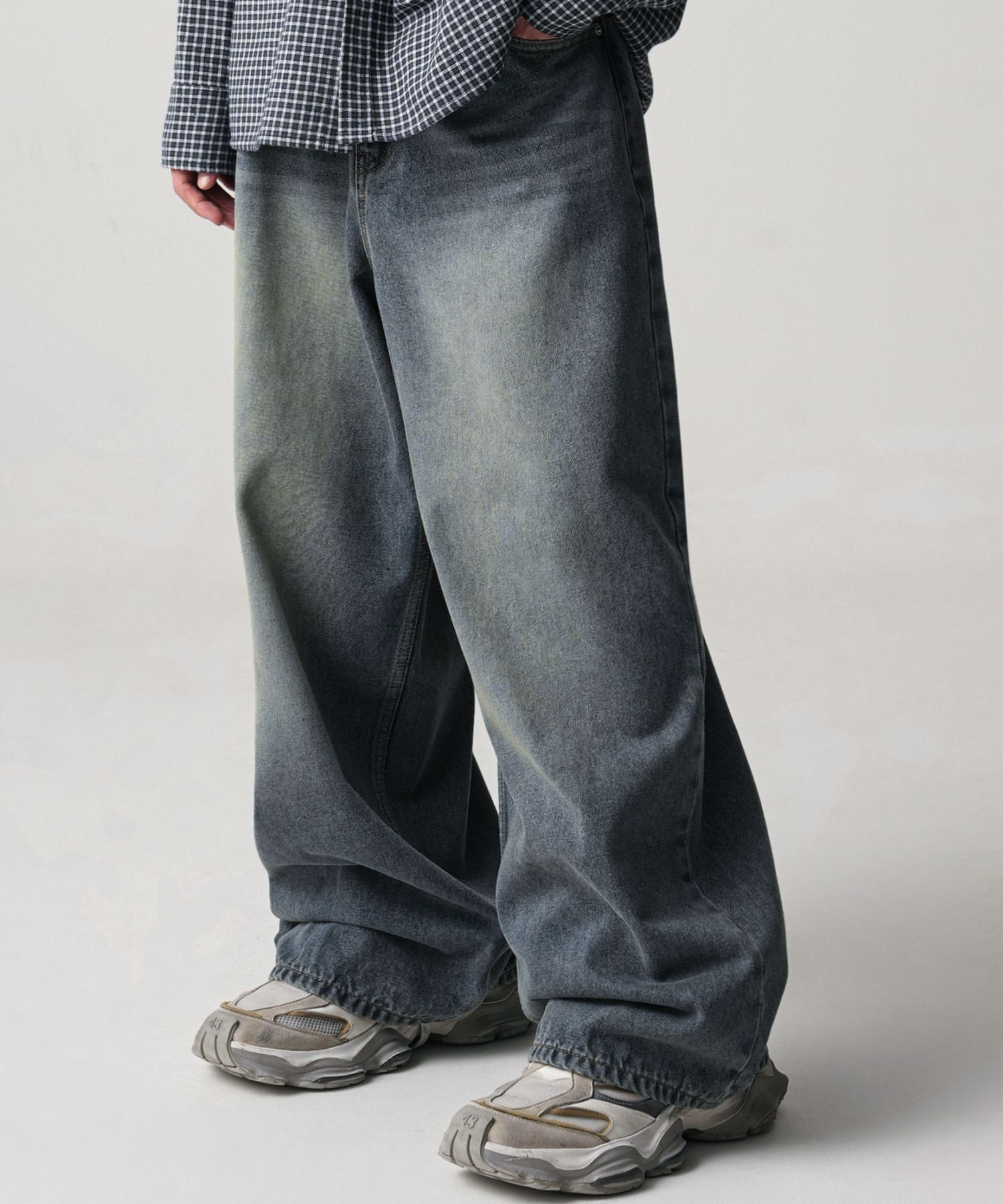 AVANDRESS ♥ Basic Brush Daily Wide Pants/追跡付 MUSINSA | AVANDRESS Basic Brush Daily Wide Pants WASHING BLACK