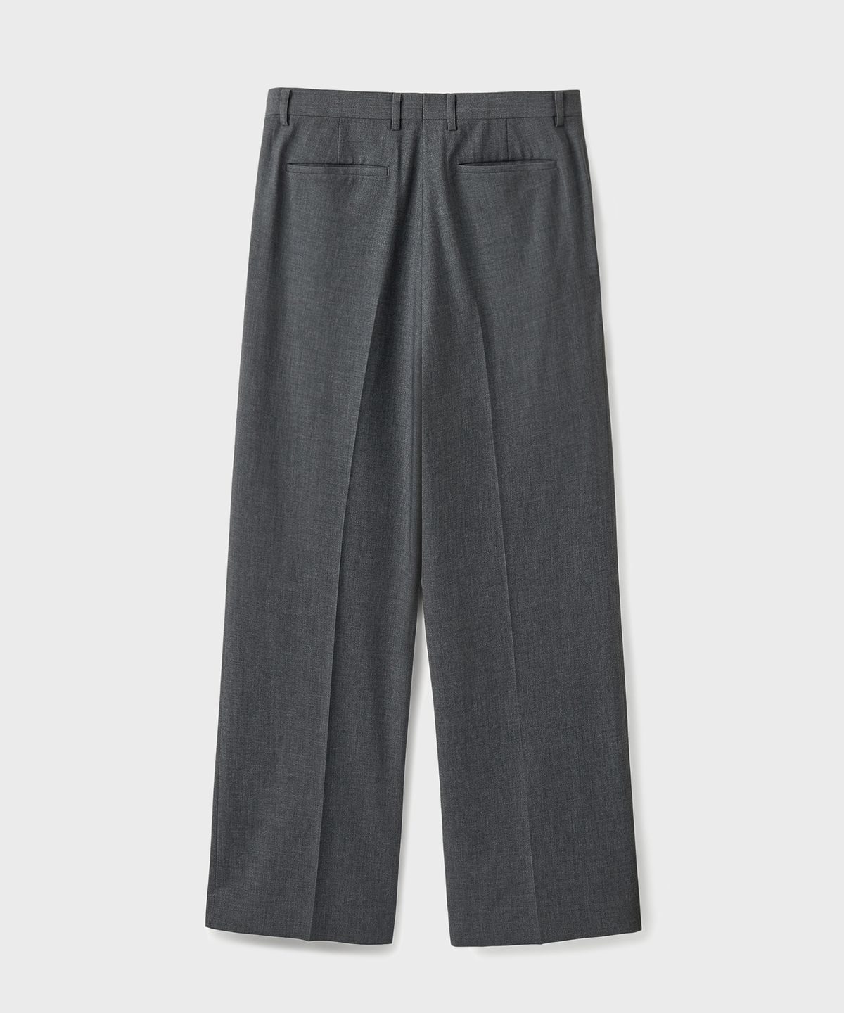 브랜디드(BRANDED) ESSENTIAL WIDE SLACKS [CHARCOAL]
