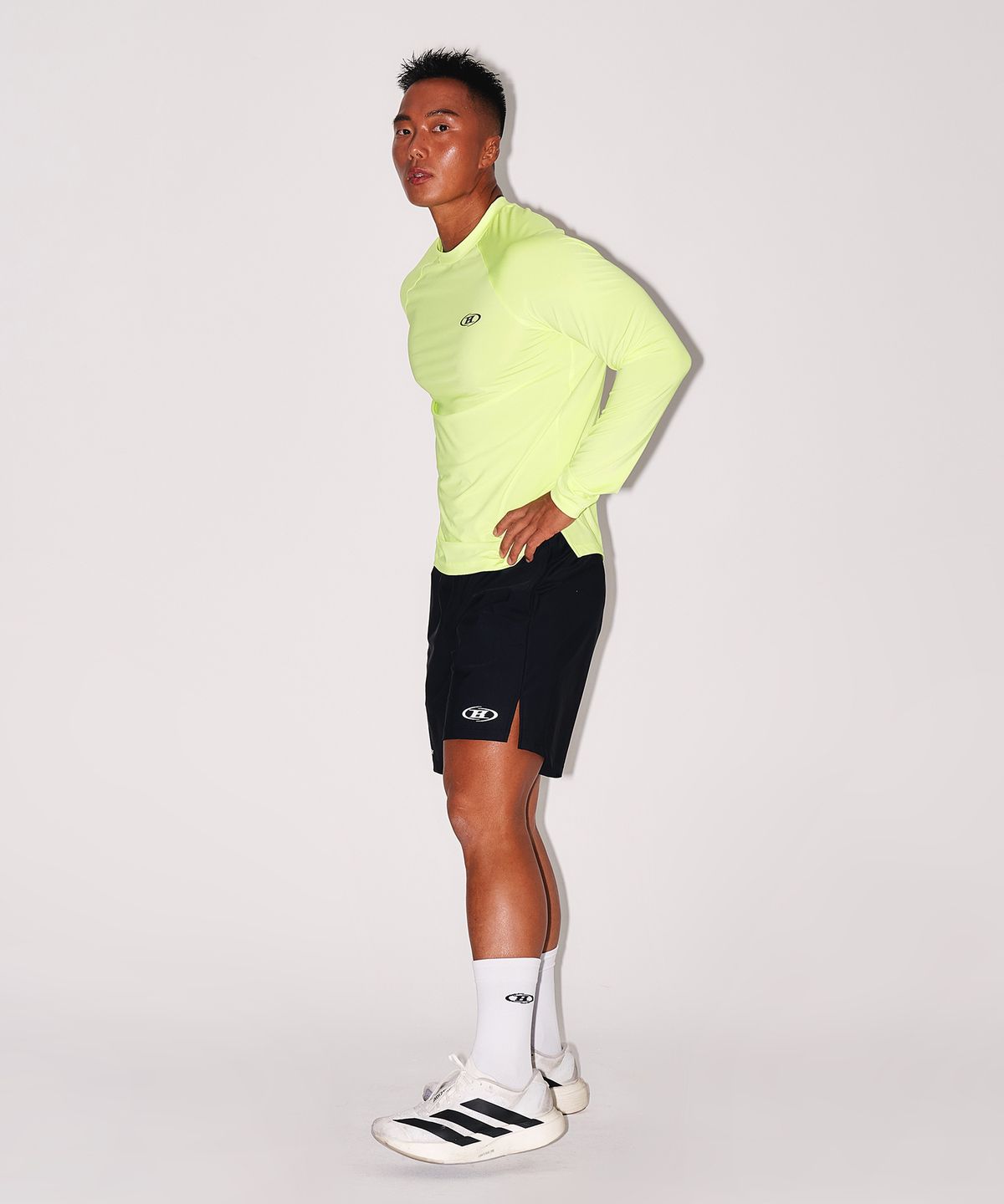 본투윈(BORN TO WIN) BRN RUNNING COMPRESSION SOCKS [WHITE]