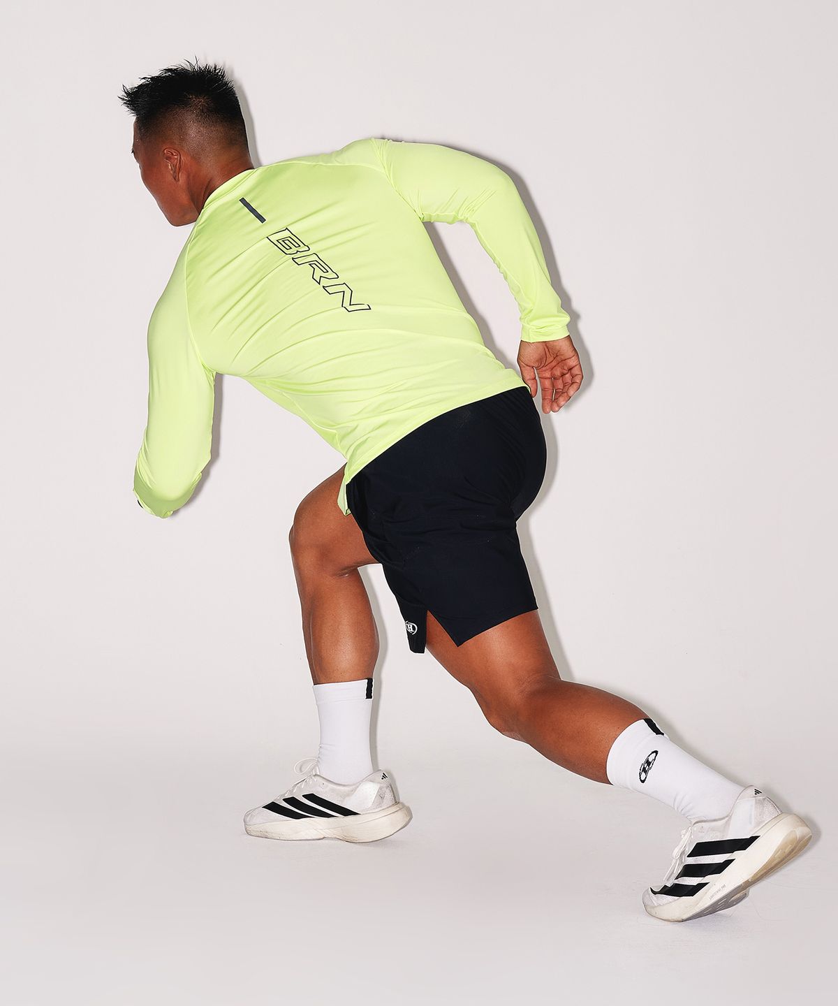 본투윈(BORN TO WIN) BRN RUNNING COMPRESSION SOCKS [WHITE]