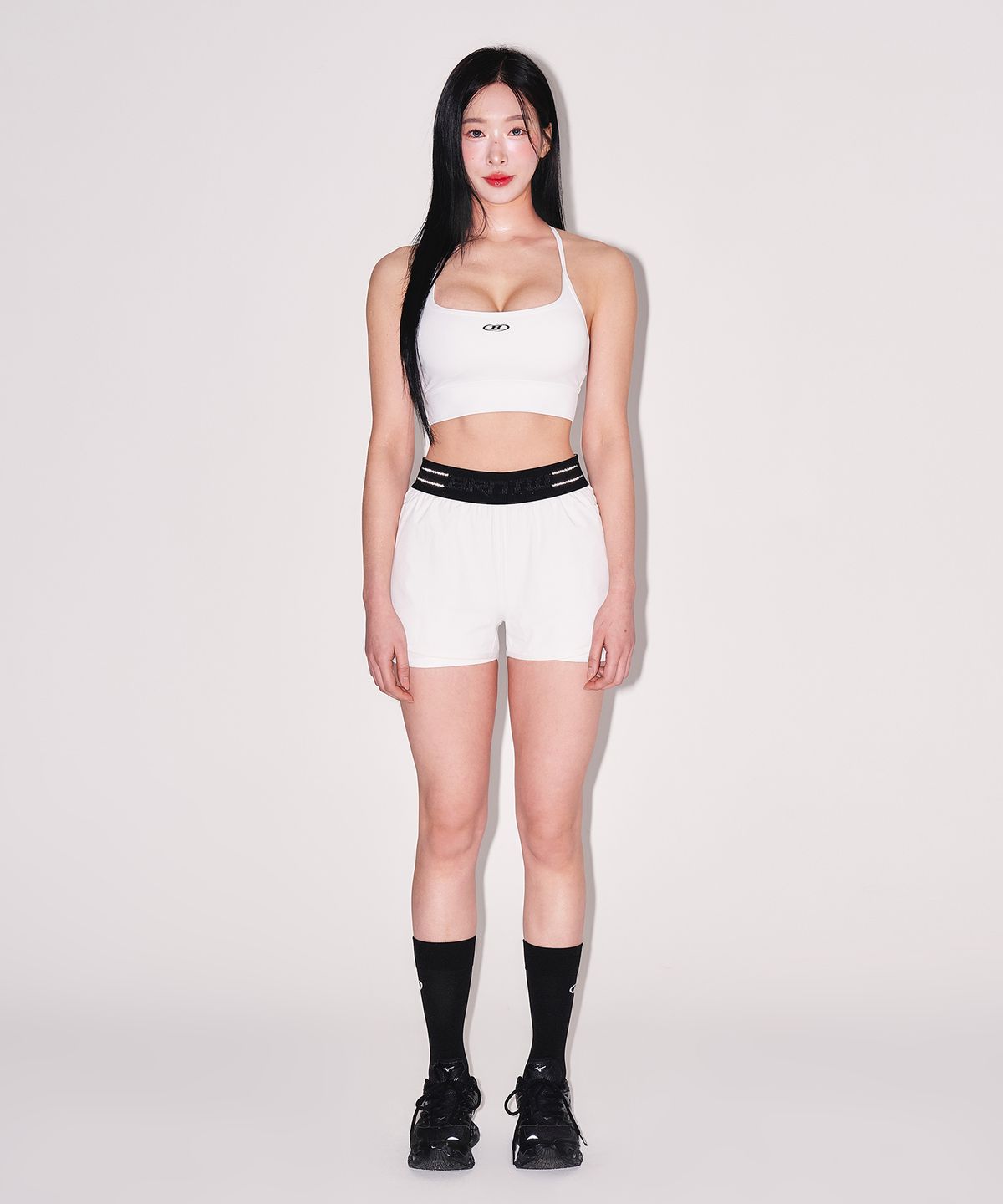 본투윈(BORN TO WIN) W CROSS BACK BRA TOP [WHITE]