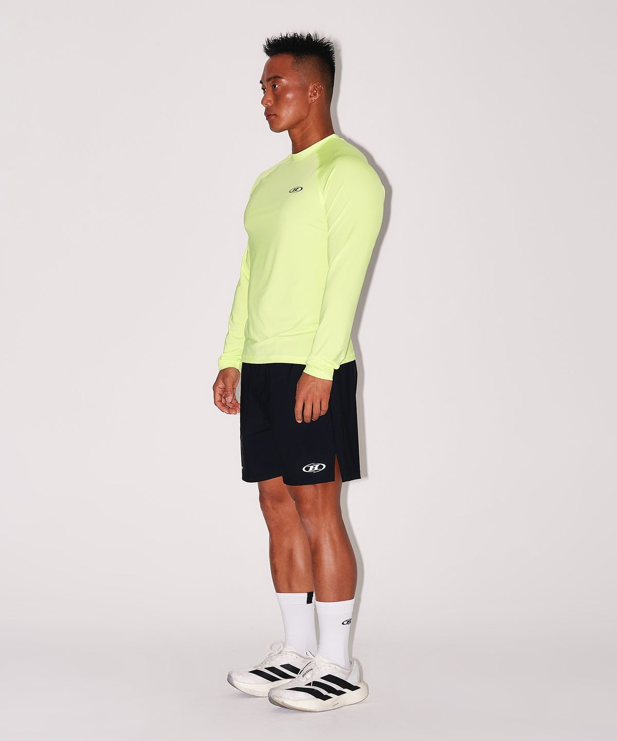 본투윈(BORN TO WIN) BRN SQUARE QUICK DRY LONG SLEEVE [NEON]
