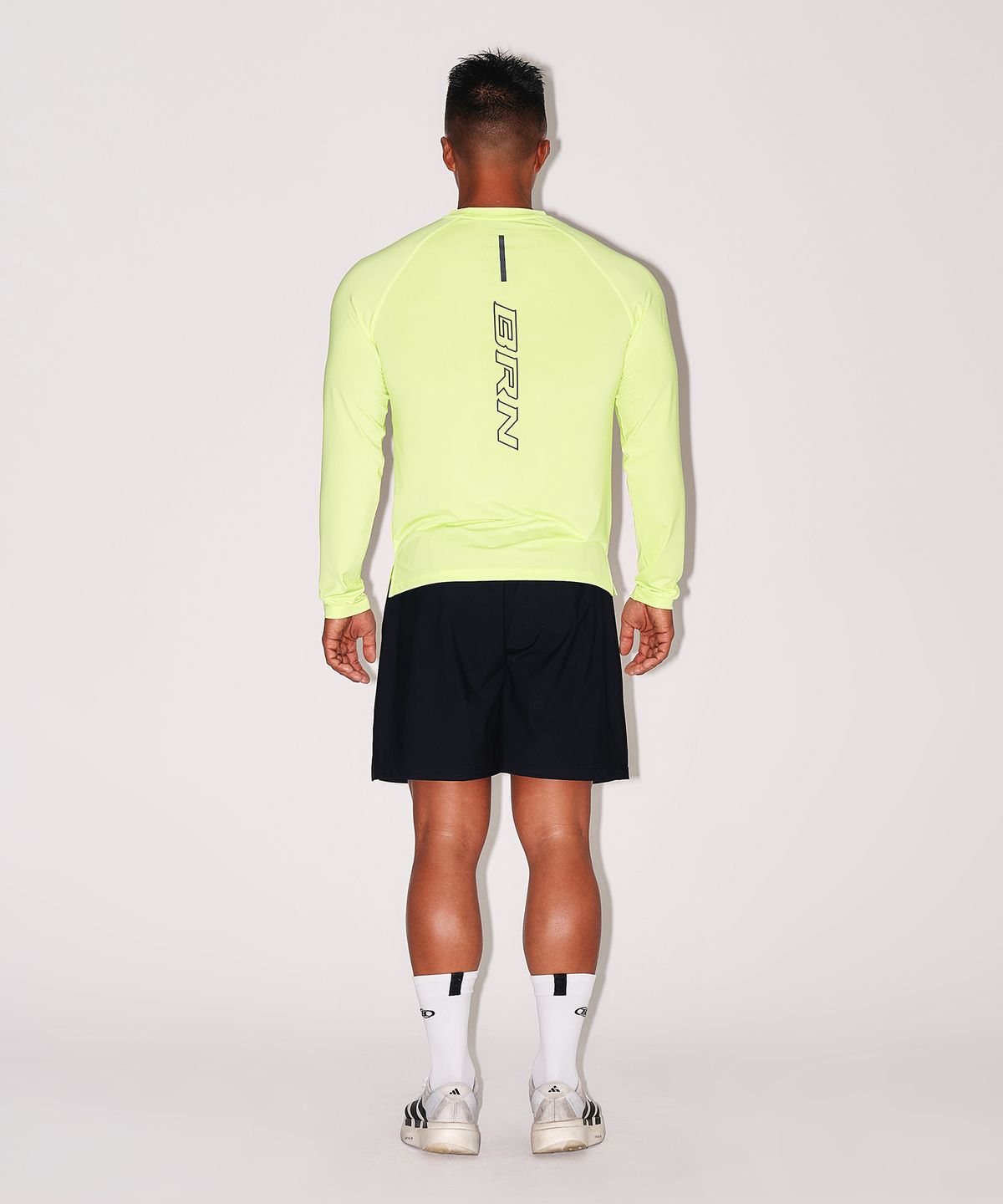 본투윈(BORN TO WIN) BRN SQUARE QUICK DRY LONG SLEEVE [NEON]