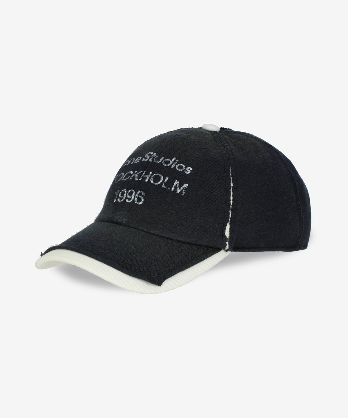 ★Acne Studios★25SS★ Logo Stamp Ball Cap Black C40370900 Acne Studios - Logo stamp cap - Black