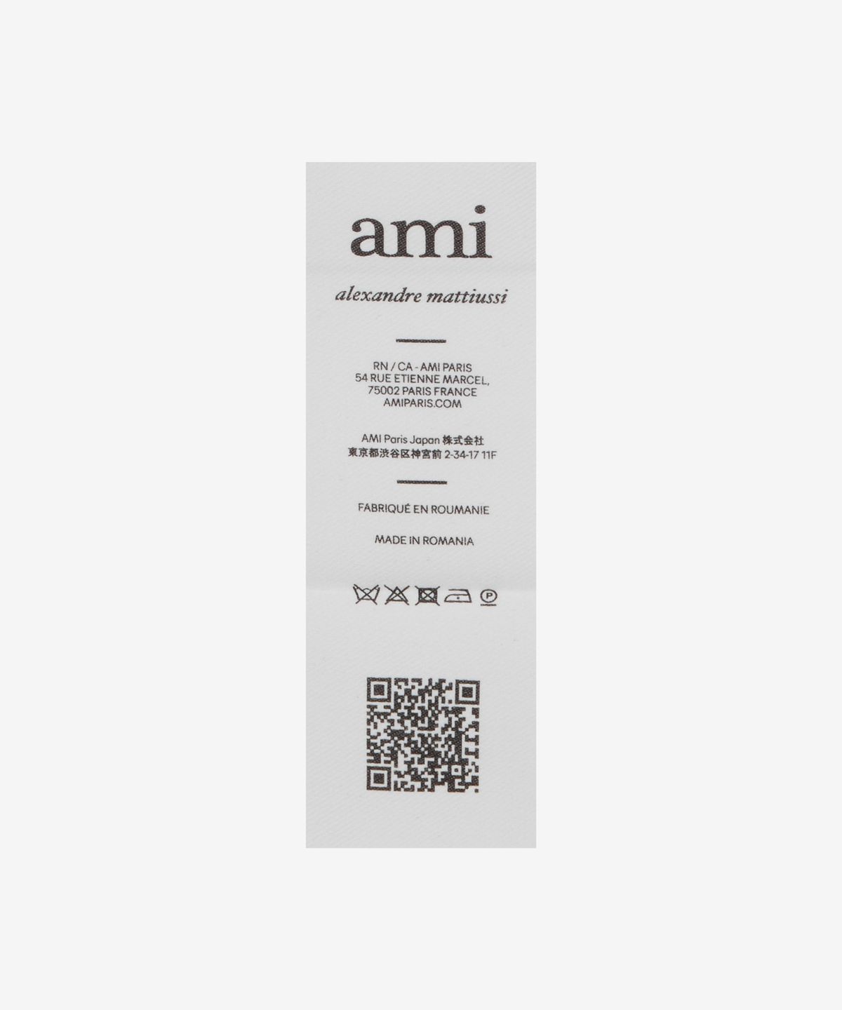 아미(AMI) 세미 라인드 재킷 - 크림:블랙 / FBV011WV00741360