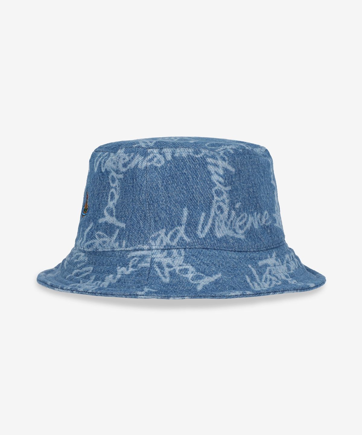 비비안 웨스트우드(VIVIENNE WESTWOOD) 로고 버킷햇 - 블루 / 81020009W014IK306