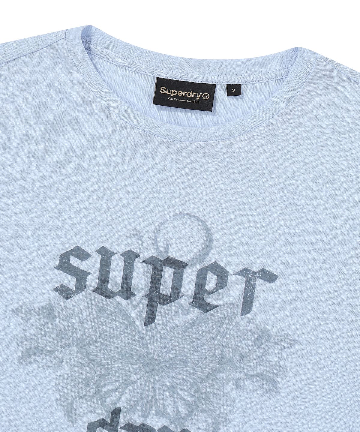 슈퍼드라이(SUPERDRY) W 인디슬리즈 롱슬리브 그레이 블루