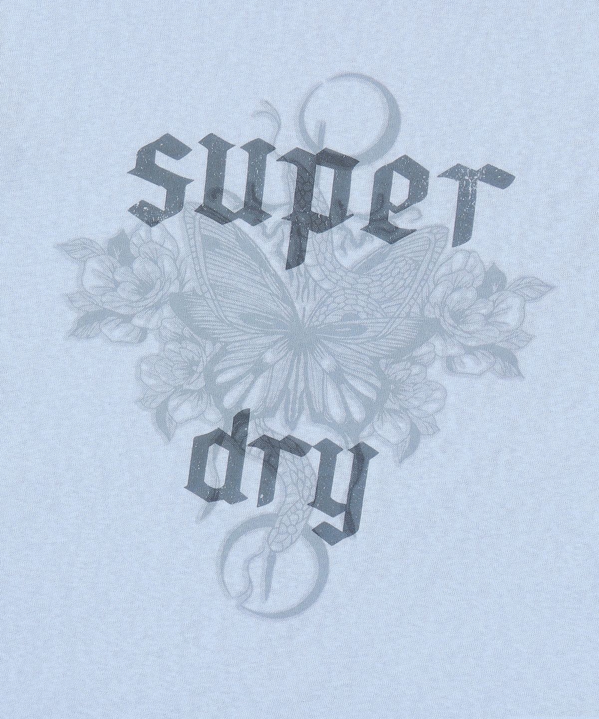 슈퍼드라이(SUPERDRY) W 인디슬리즈 롱슬리브 그레이 블루