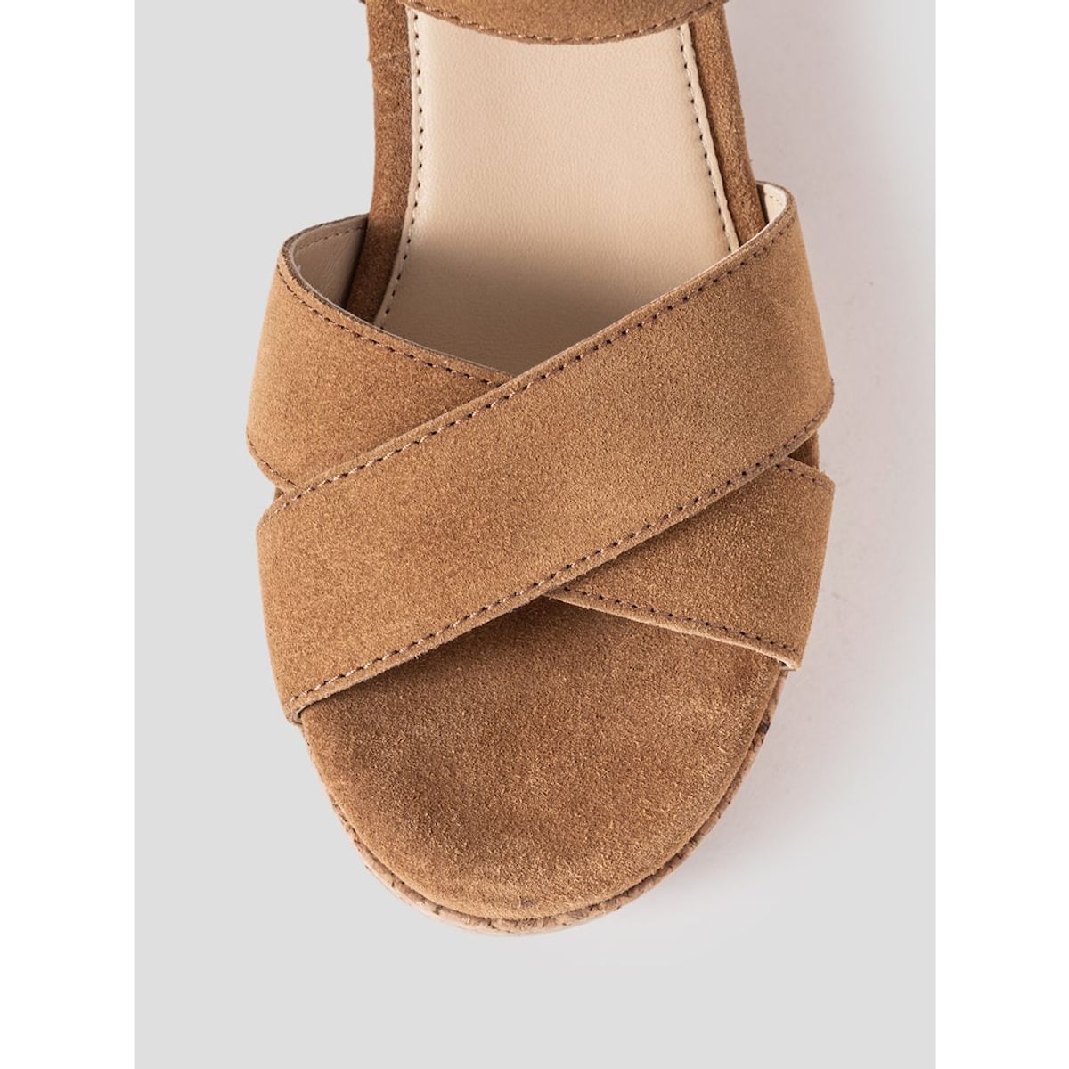 숄(SCHOLL) (WOMEN) 크로스 청키 샌들  브릭 (HH54K2W13C)